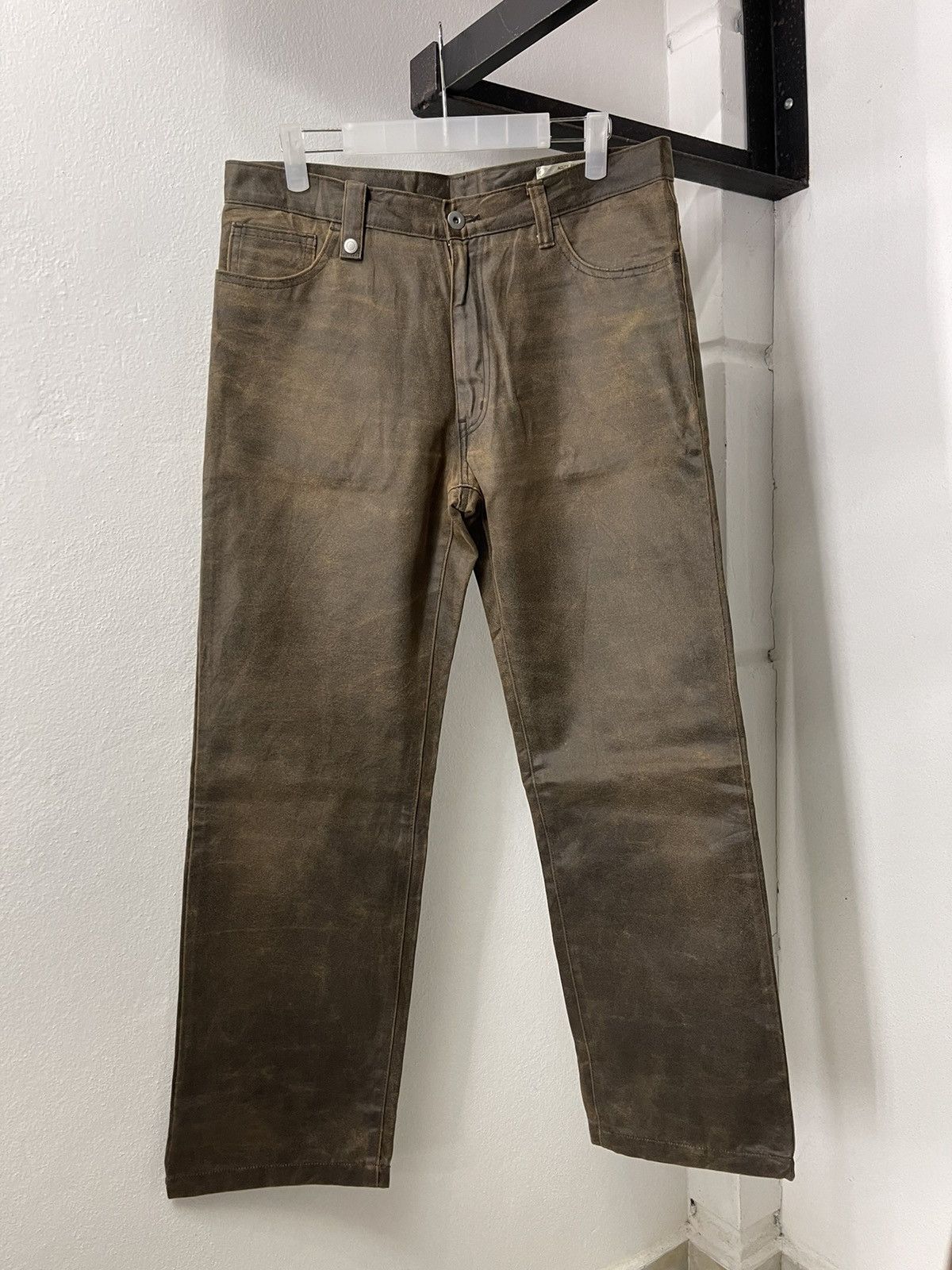 Moleskine JAPANESE BRAND MOVIN MOLESKINE WAXED PANTS Size US 32 / EU 48 - 11 Thumbnail