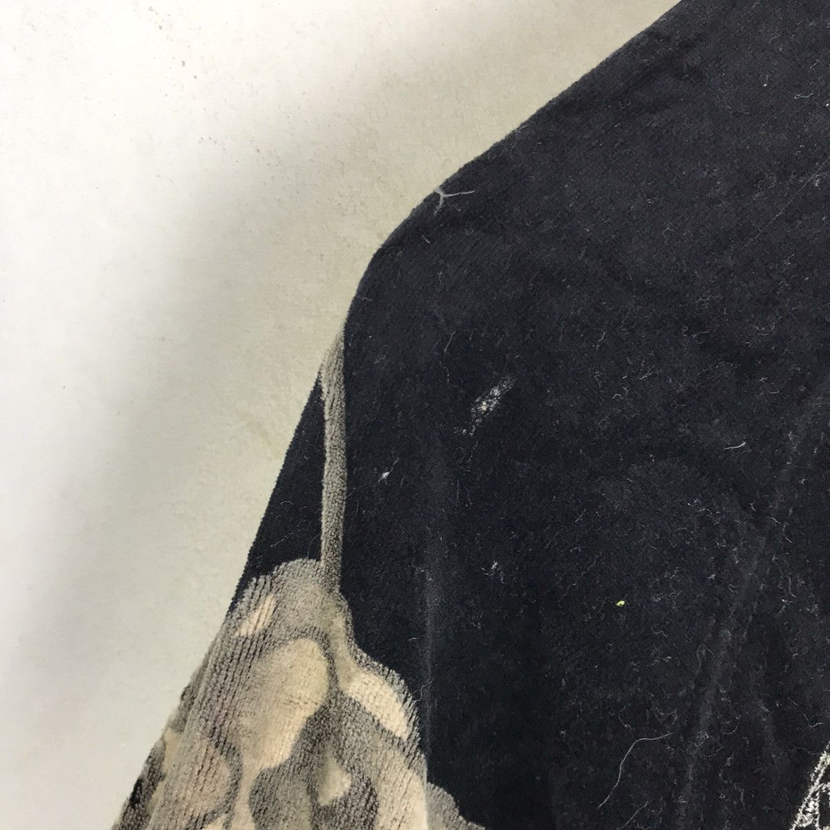 Japanese Brand Karakuri Tamashi Dragon Overprint Black Velvet Yakuza Jacket Size US L / EU 52-54 / 3 - 16 Thumbnail