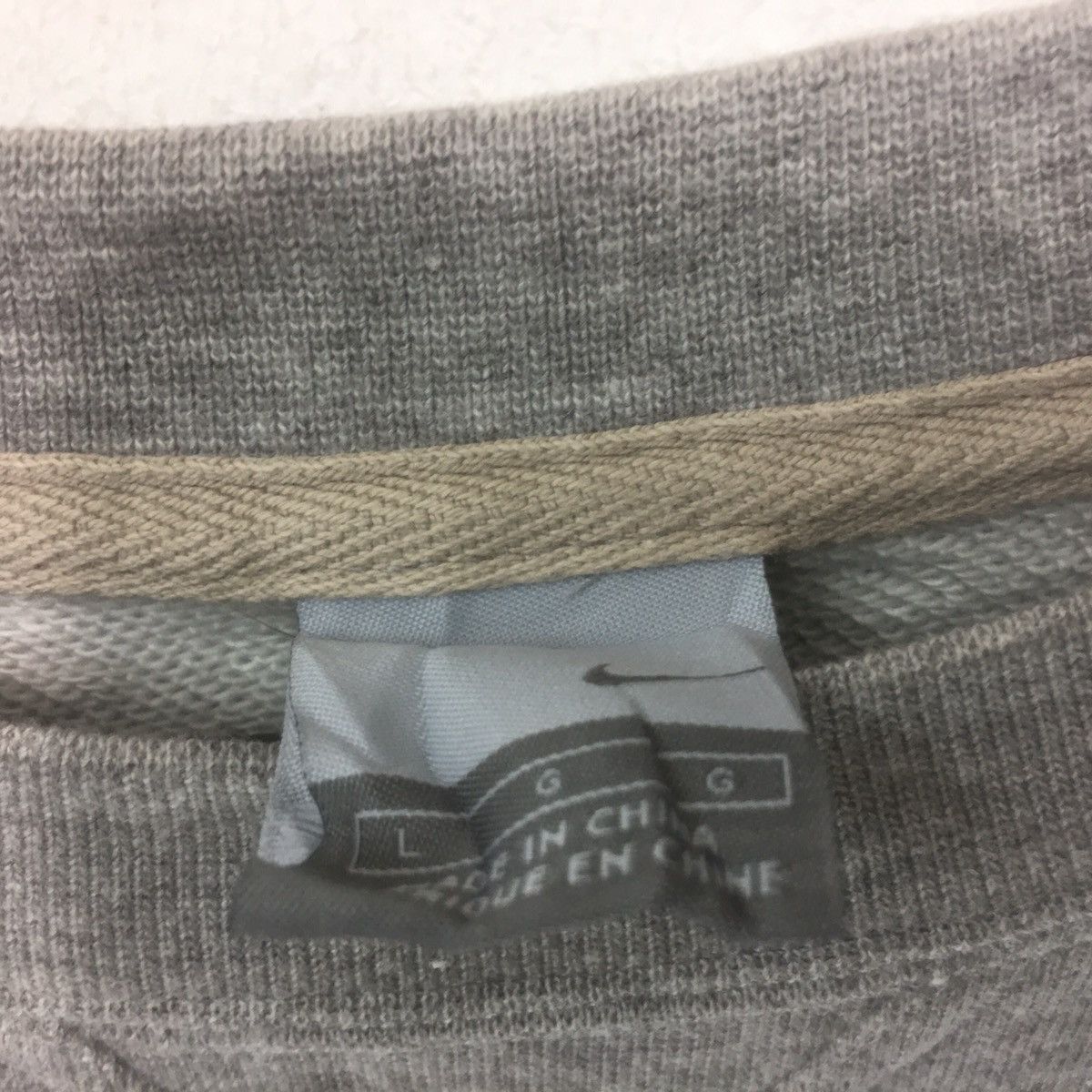 Nike × Vintage Nike Swoosh logo Embroidery Plain Sweatshirt Crewneck Gray Size US M / EU 48-50 / 2 - 9 Thumbnail