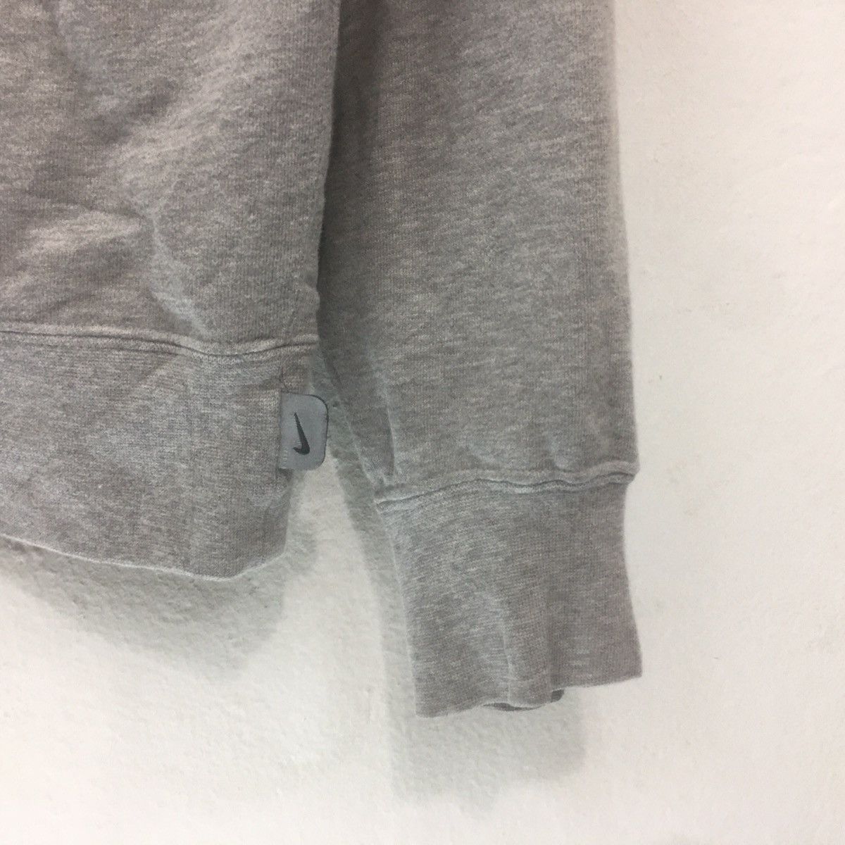 Nike × Vintage Nike Swoosh logo Embroidery Plain Sweatshirt Crewneck Gray Size US M / EU 48-50 / 2 - 6 Thumbnail