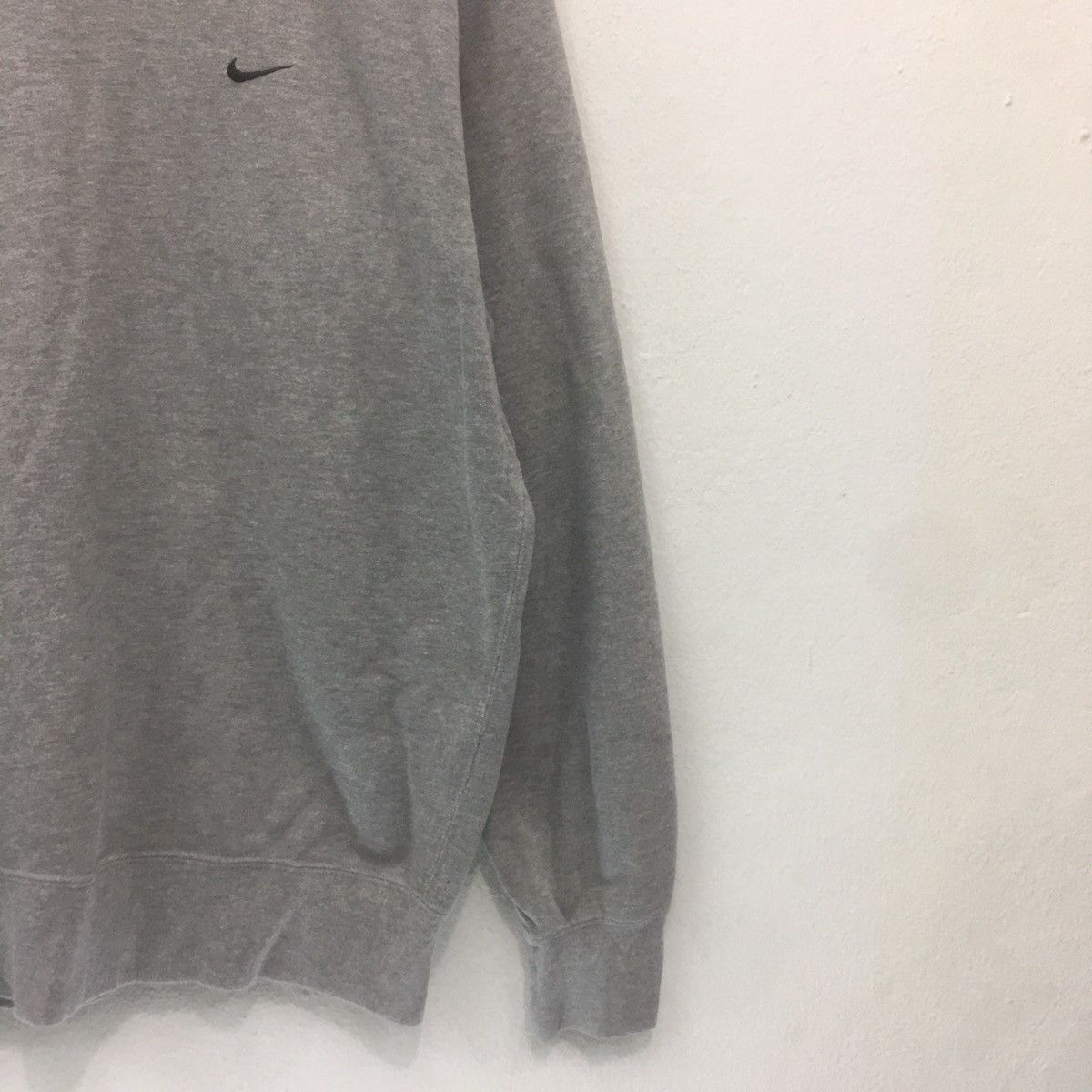 Nike × Vintage Nike Swoosh logo Embroidery Plain Sweatshirt Crewneck Gray Size US M / EU 48-50 / 2 - 3 Thumbnail