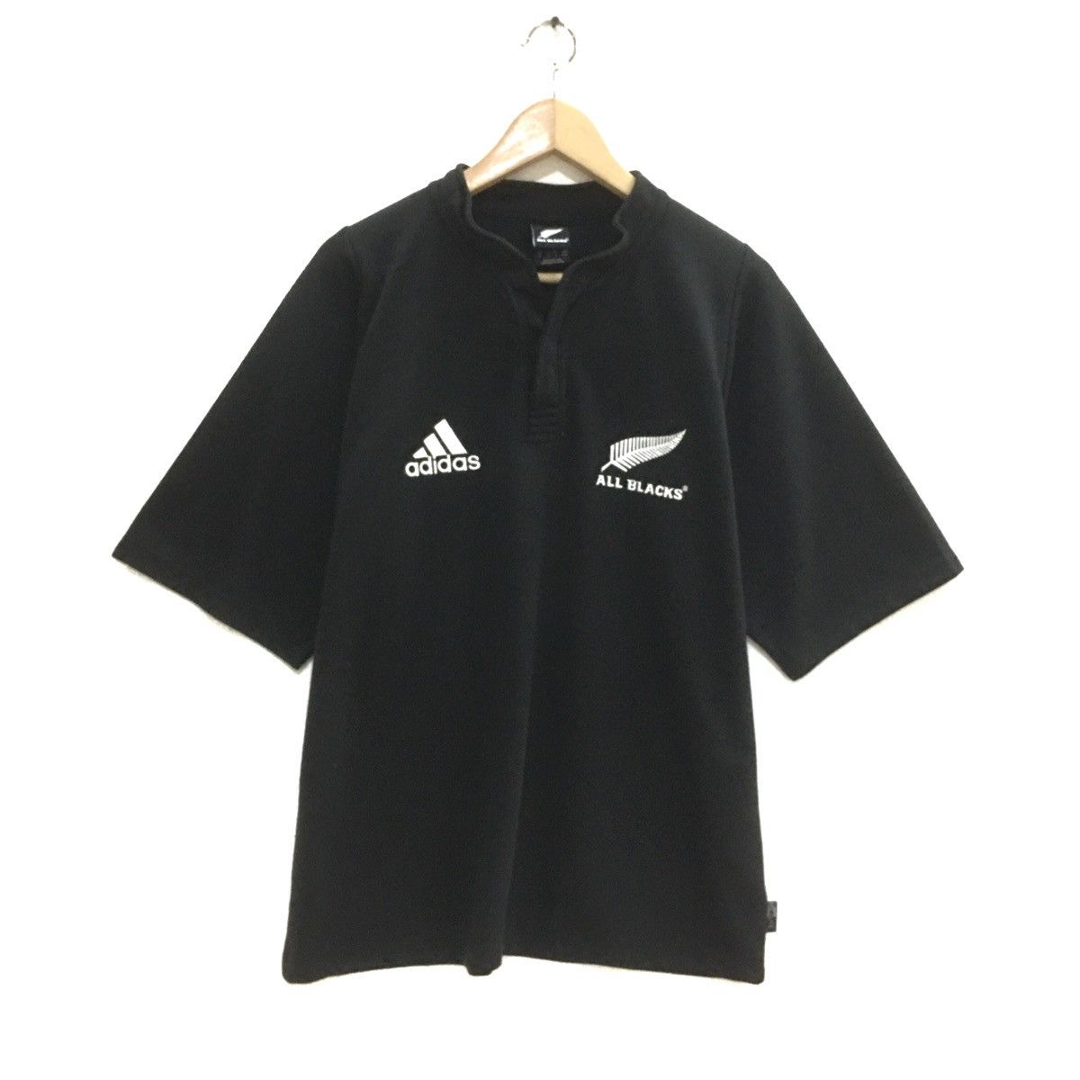 Adidas × All Blacks × Vintage Vintage Adidas All Black Shirt Size US M / EU 48-50 / 2 - 1 Thumbnail
