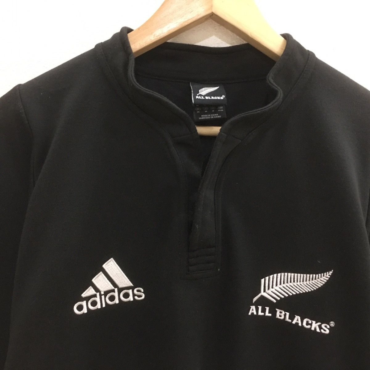 Adidas × All Blacks × Vintage Vintage Adidas All Black Shirt Size US M / EU 48-50 / 2 - 3 Thumbnail