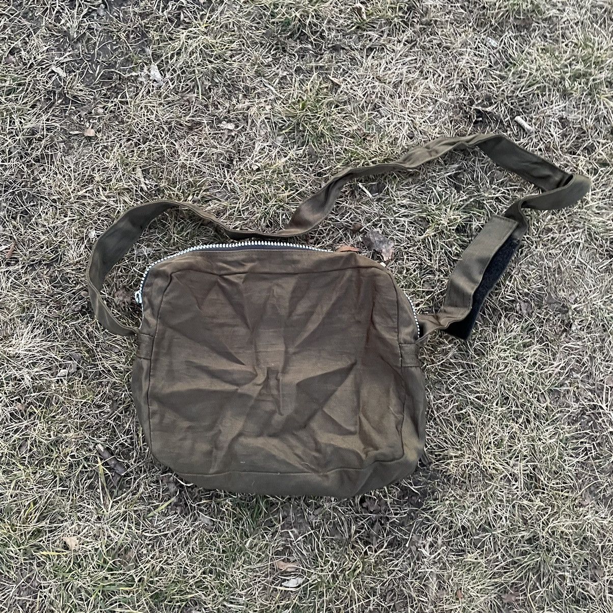 Vintage Vintage Y2K Olive Canvas Crossbody Shoulder Bag Streetwear O Size ONE SIZE - 8 Thumbnail