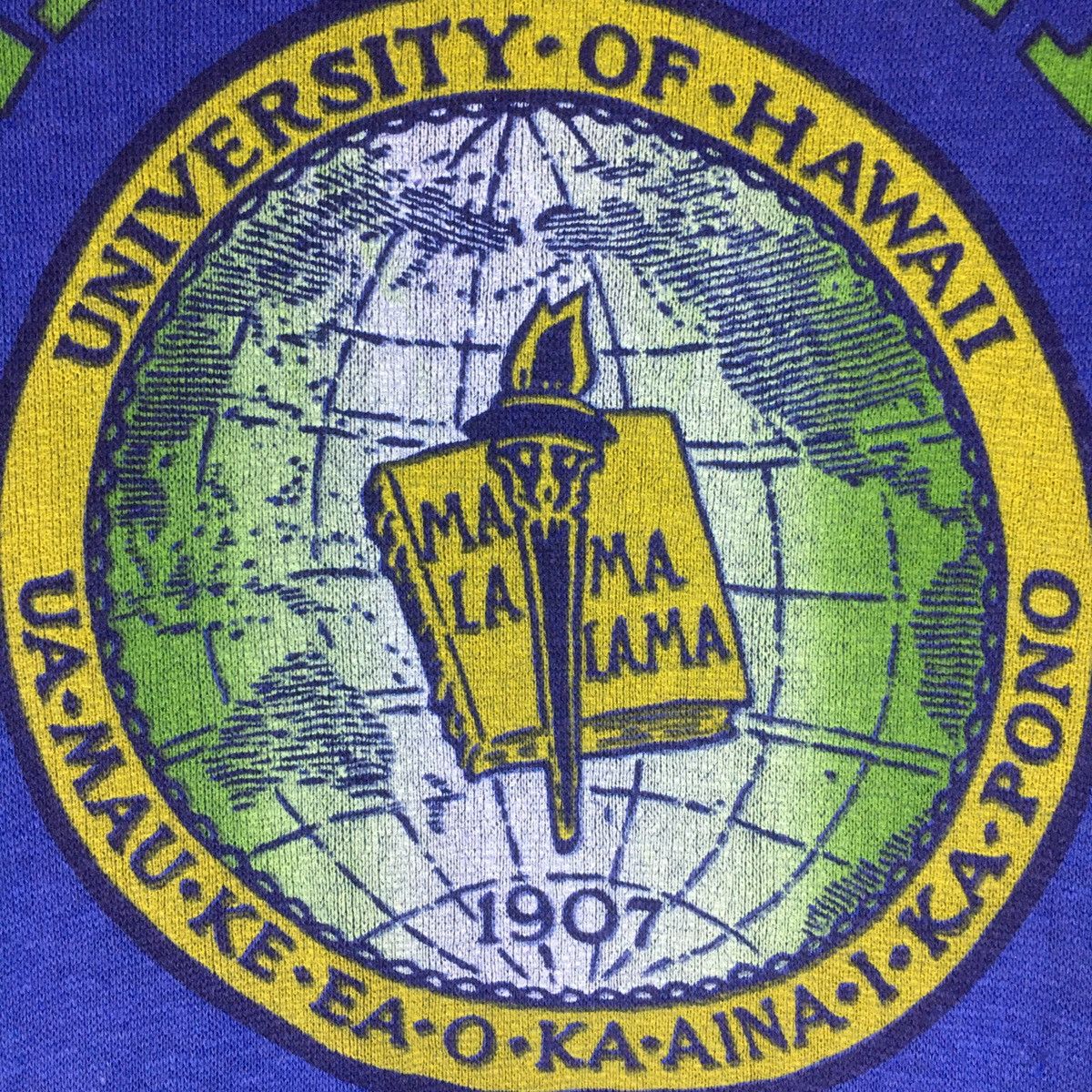 Other Vintage University Hawaii Sweatshirt Biglogo Hawaii Rainbow Size US M / EU 48-50 / 2 - 7 Thumbnail