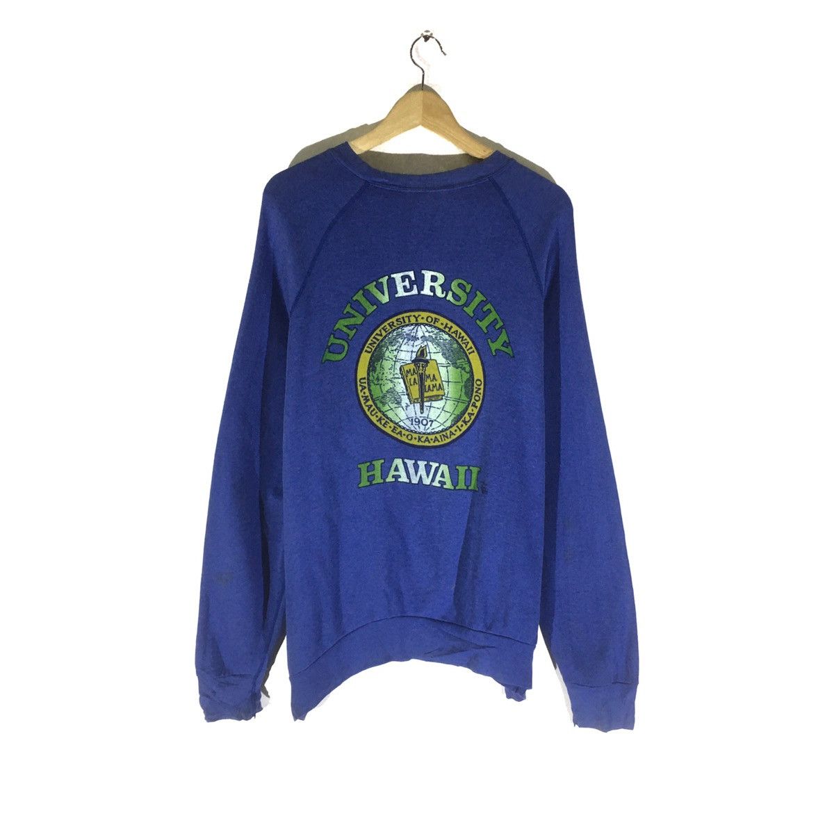 Other Vintage University Hawaii Sweatshirt Biglogo Hawaii Rainbow Size US M / EU 48-50 / 2 - 1 Thumbnail