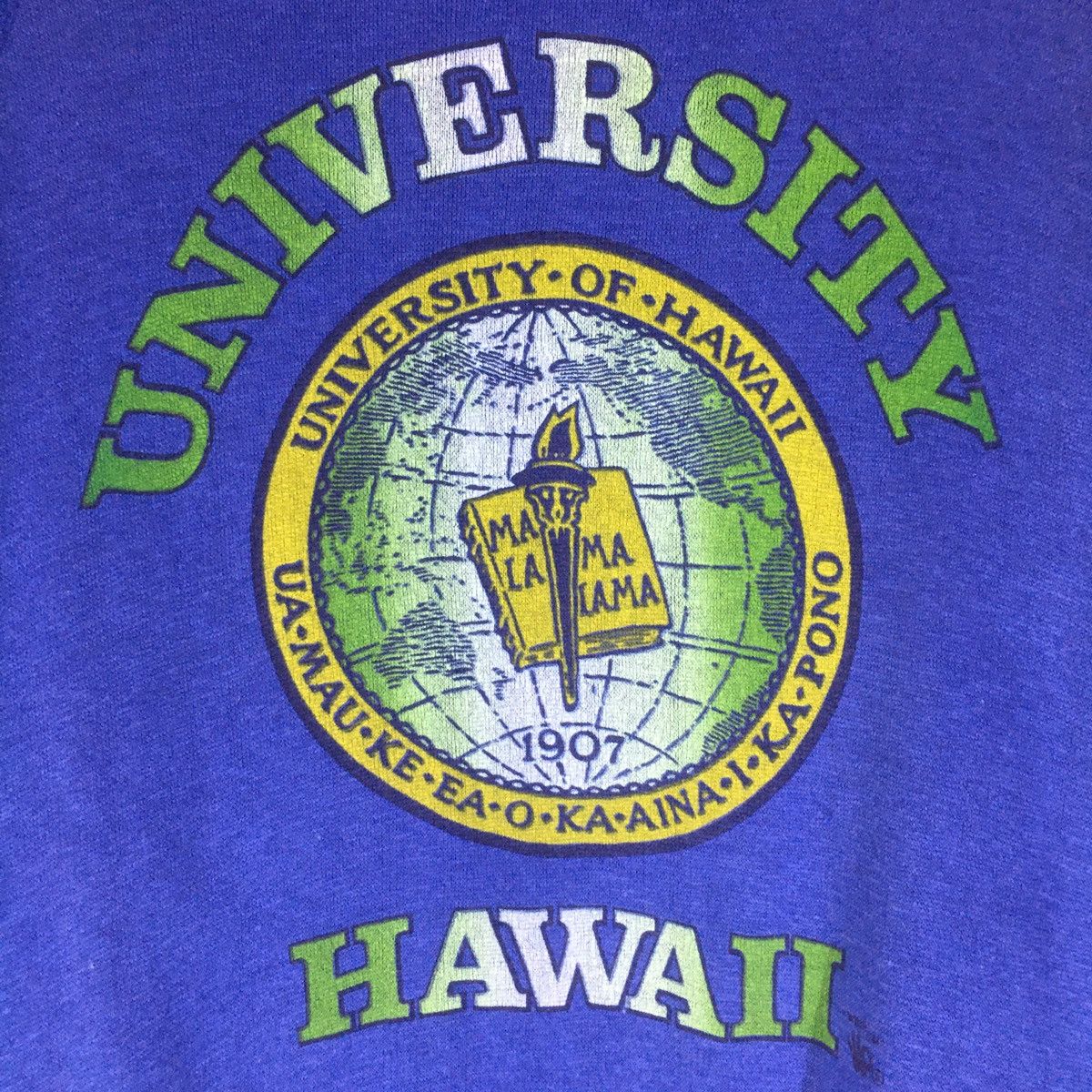 Other Vintage University Hawaii Sweatshirt Biglogo Hawaii Rainbow Size US M / EU 48-50 / 2 - 6 Thumbnail