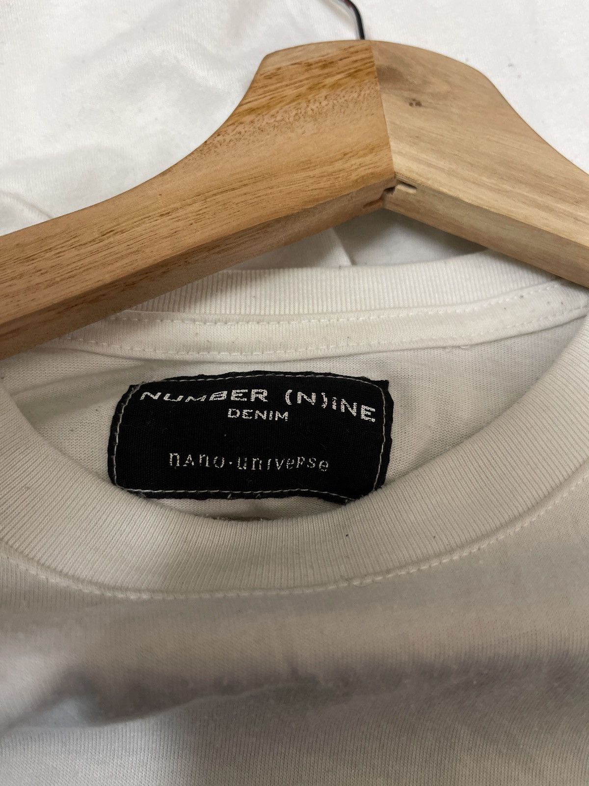 Number (N)ine NUMBER (N)INE DENIM NANO-UNIVERSAL POCKET TEE VERY RARE Size US S / EU 44-46 / 1 - 5 Thumbnail