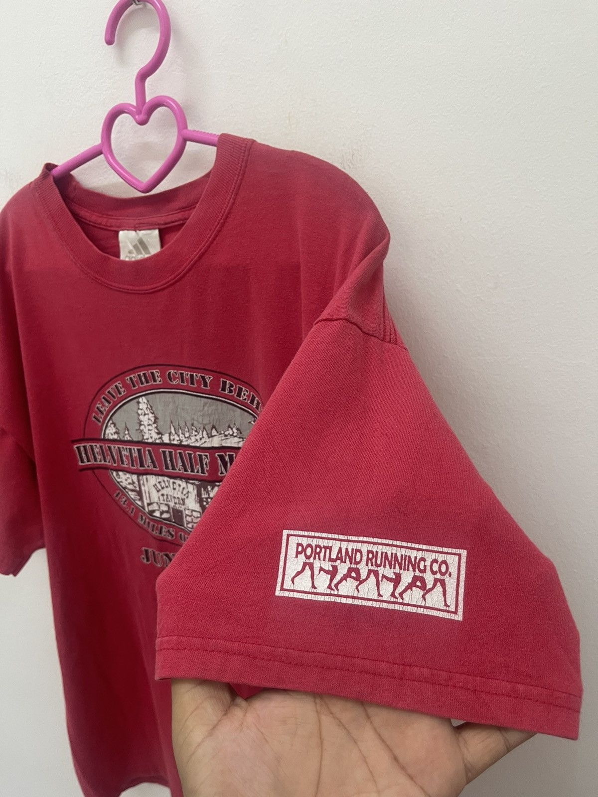 Adidas Rare Vintage ADIDAS X Helvetia Half Marathon 2003 Tee Size US M / EU 48-50 / 2 - 3 Thumbnail