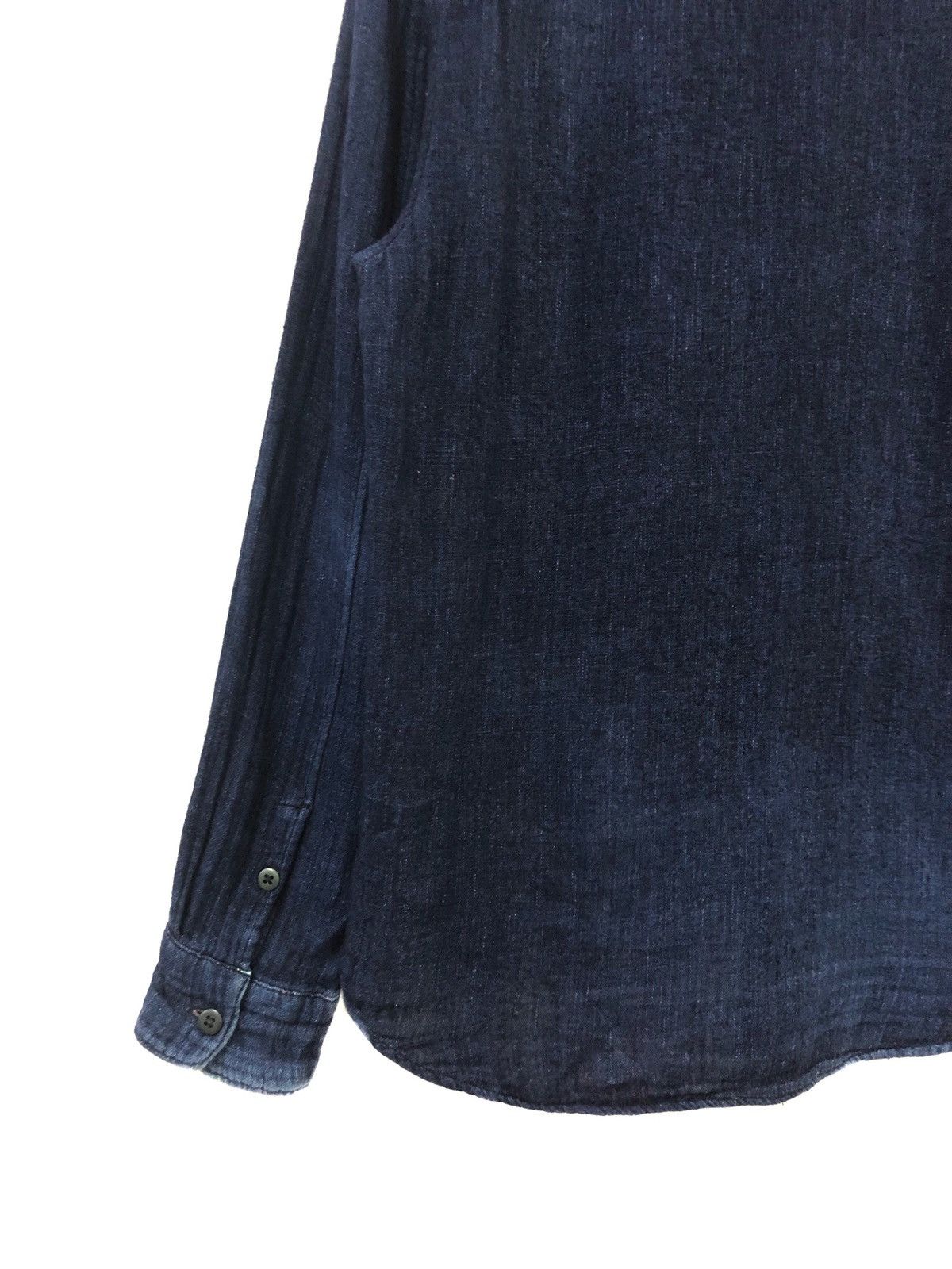 45rpm × Indigo R by 45rpm Cotton Linen Indigo Button ups Size US M / EU 48-50 / 2 - 6 Thumbnail