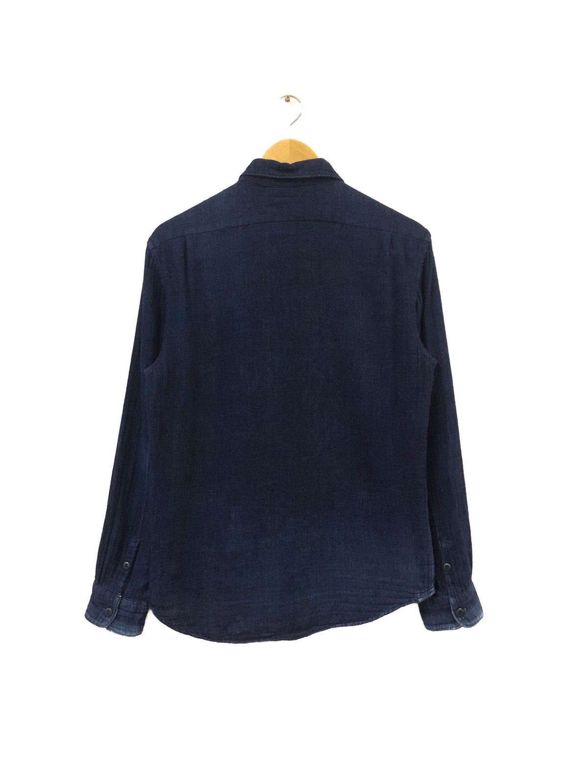45rpm × Indigo R by 45rpm Cotton Linen Indigo Button ups Size US M / EU 48-50 / 2 - 2 Thumbnail