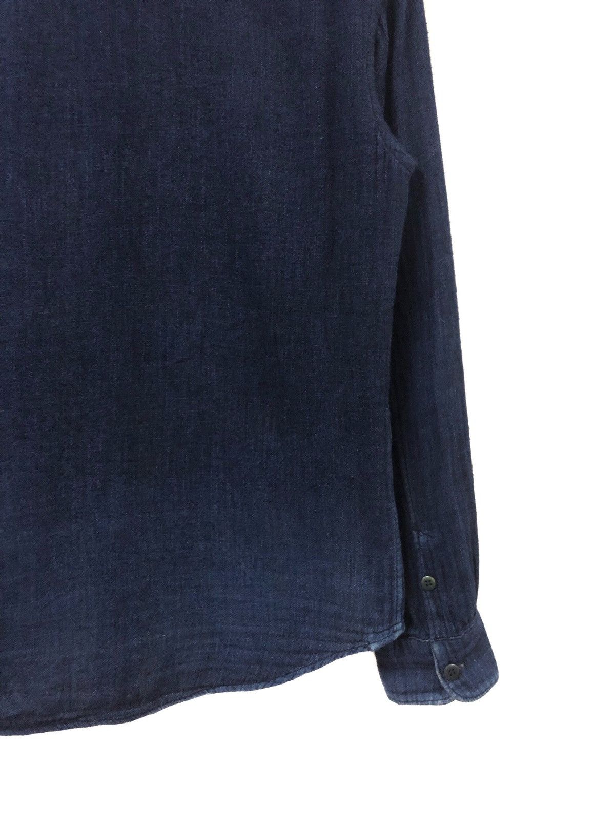 45rpm × Indigo R by 45rpm Cotton Linen Indigo Button ups Size US M / EU 48-50 / 2 - 7 Thumbnail