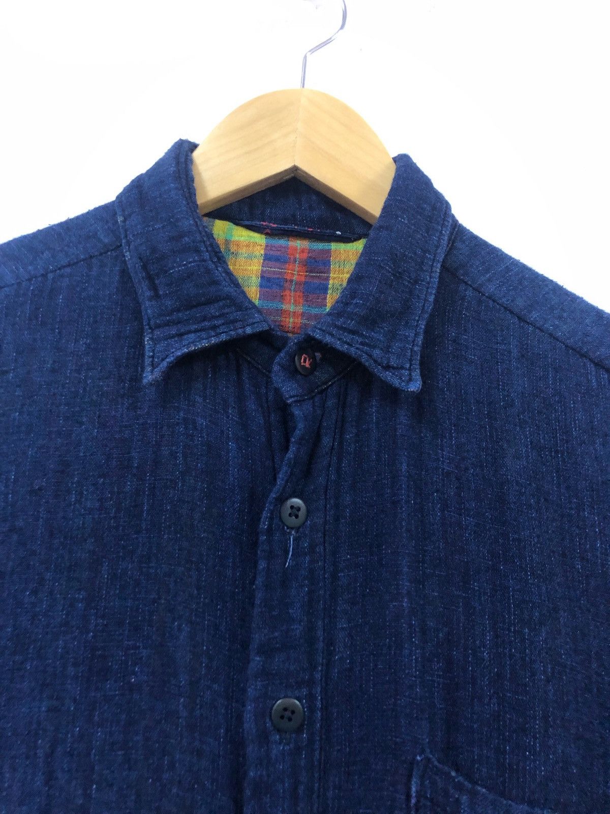45rpm × Indigo R by 45rpm Cotton Linen Indigo Button ups Size US M / EU 48-50 / 2 - 3 Thumbnail