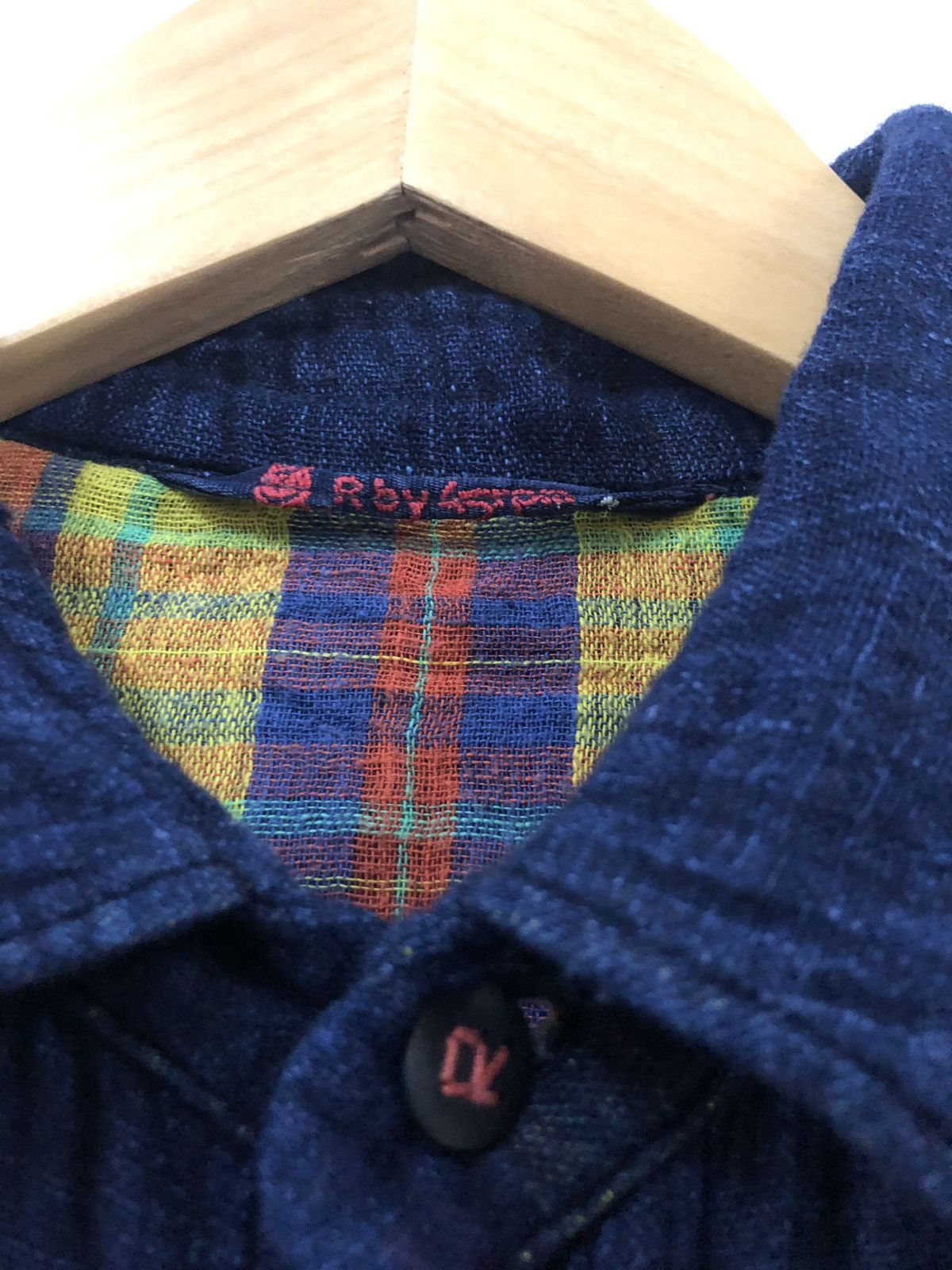 45rpm × Indigo R by 45rpm Cotton Linen Indigo Button ups Size US M / EU 48-50 / 2 - 11 Thumbnail