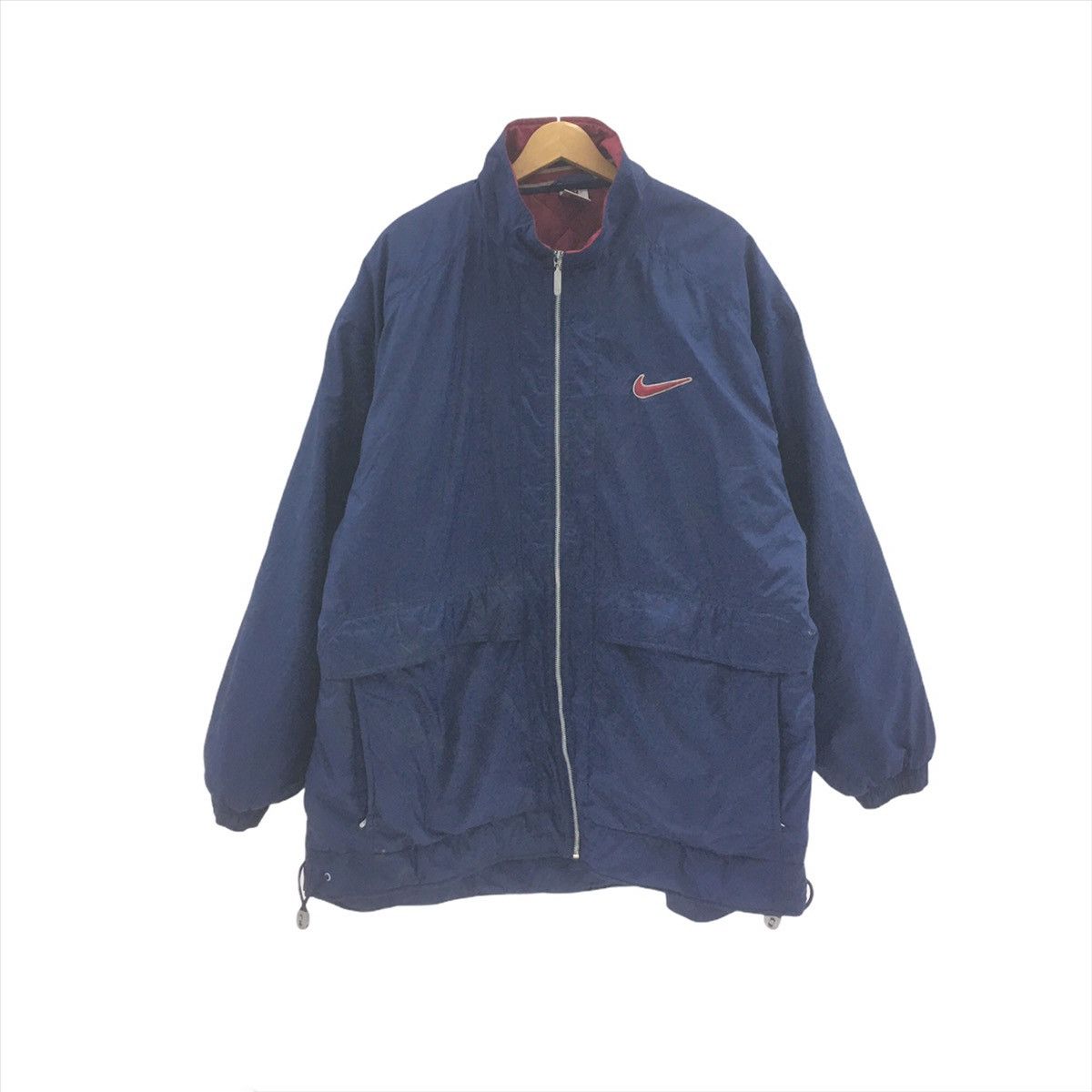 Nike × Vintage Vintage 90’s Nike Jacket Embroidery Big Logo Nike Swoosh Size US L / EU 52-54 / 3 - 3 Thumbnail