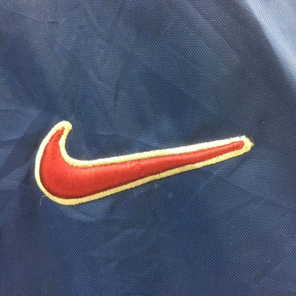 Nike × Vintage Vintage 90’s Nike Jacket Embroidery Big Logo Nike Swoosh Size US L / EU 52-54 / 3 - 6 Thumbnail