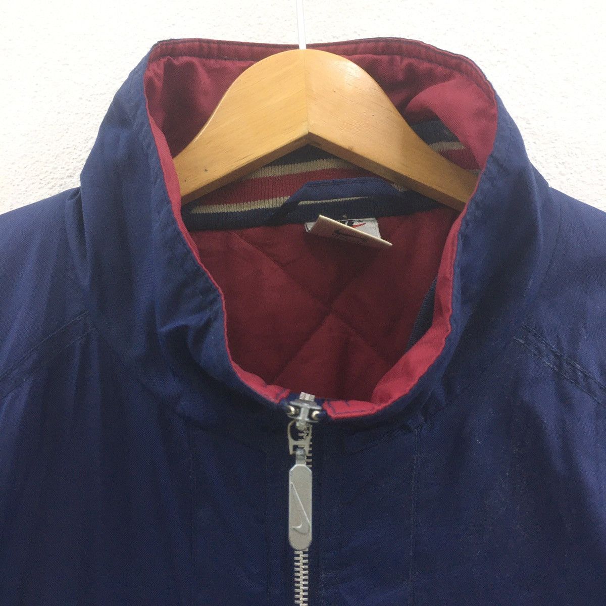Nike × Vintage Vintage 90’s Nike Jacket Embroidery Big Logo Nike Swoosh Size US L / EU 52-54 / 3 - 14 Thumbnail