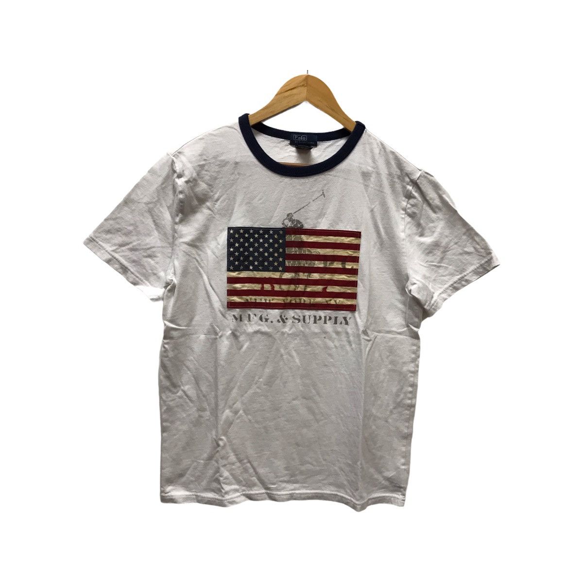 Vintage Ralph Lauren American flag baby tee ⭐️💓🇺🇸 main image 1