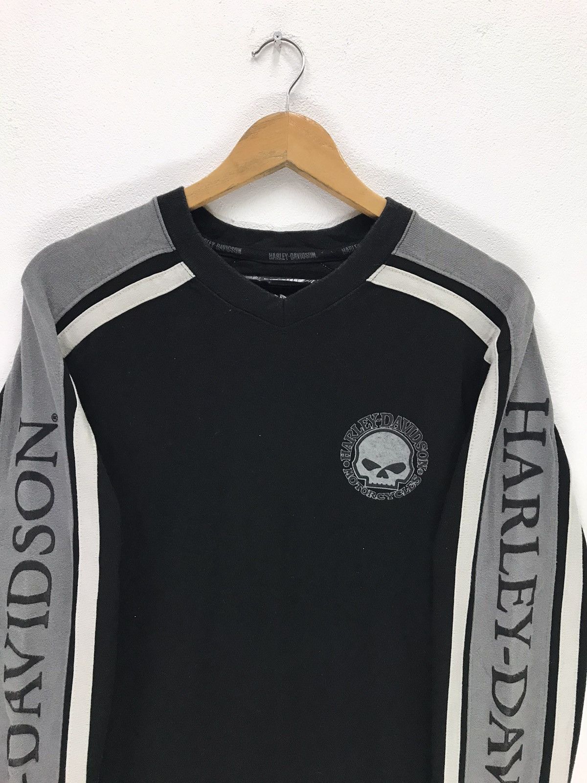 Vintage Vintage Harley Davidson Skull Motorcycle Sweatshirt Size US M / EU 48-50 / 2 - 4 Thumbnail