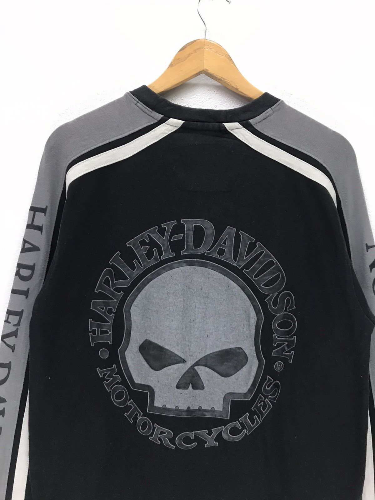 Vintage Vintage Harley Davidson Skull Motorcycle Sweatshirt Size US M / EU 48-50 / 2 - 5 Thumbnail