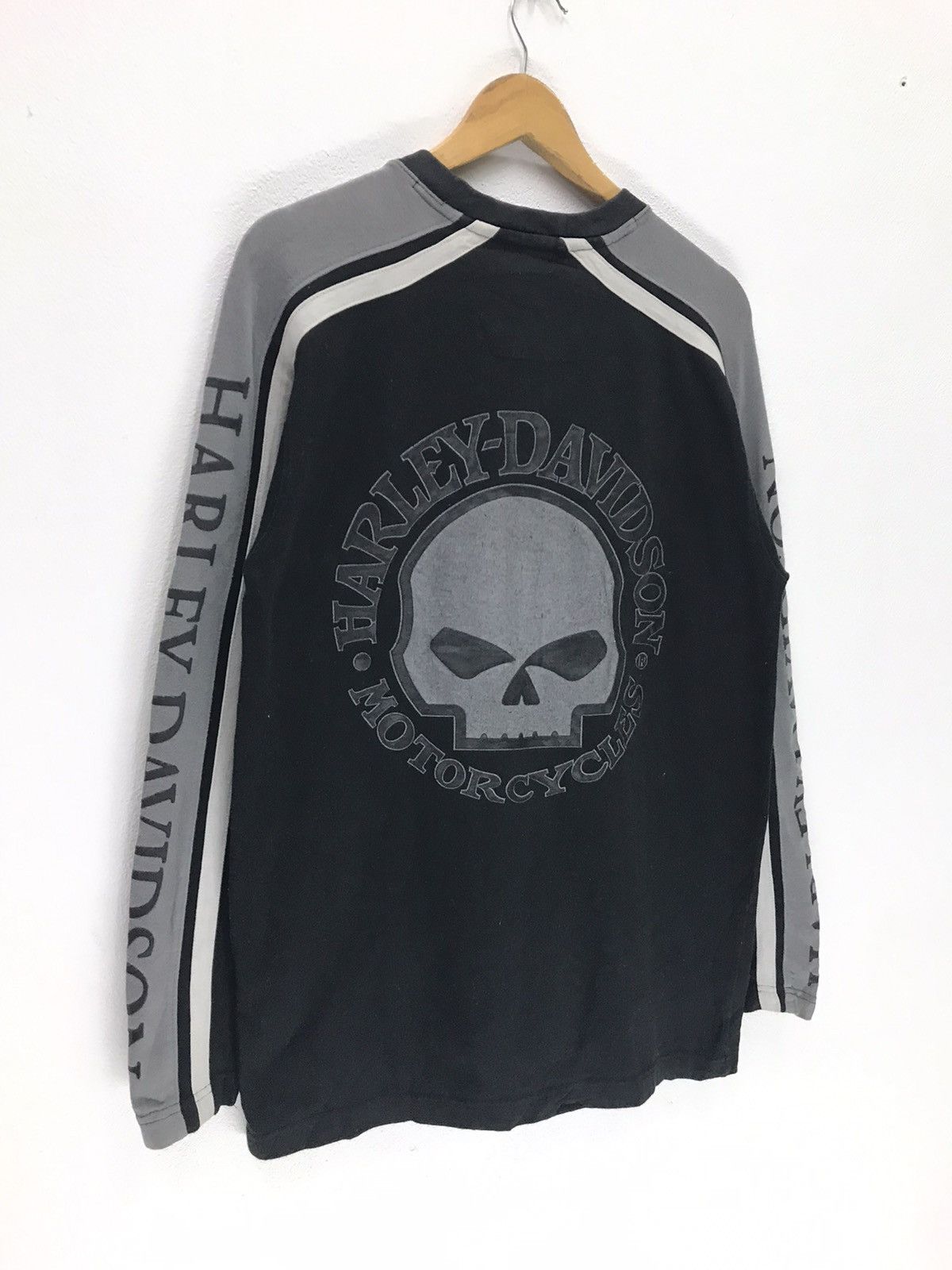 Vintage Vintage Harley Davidson Skull Motorcycle Sweatshirt Size US M / EU 48-50 / 2 - 8 Thumbnail