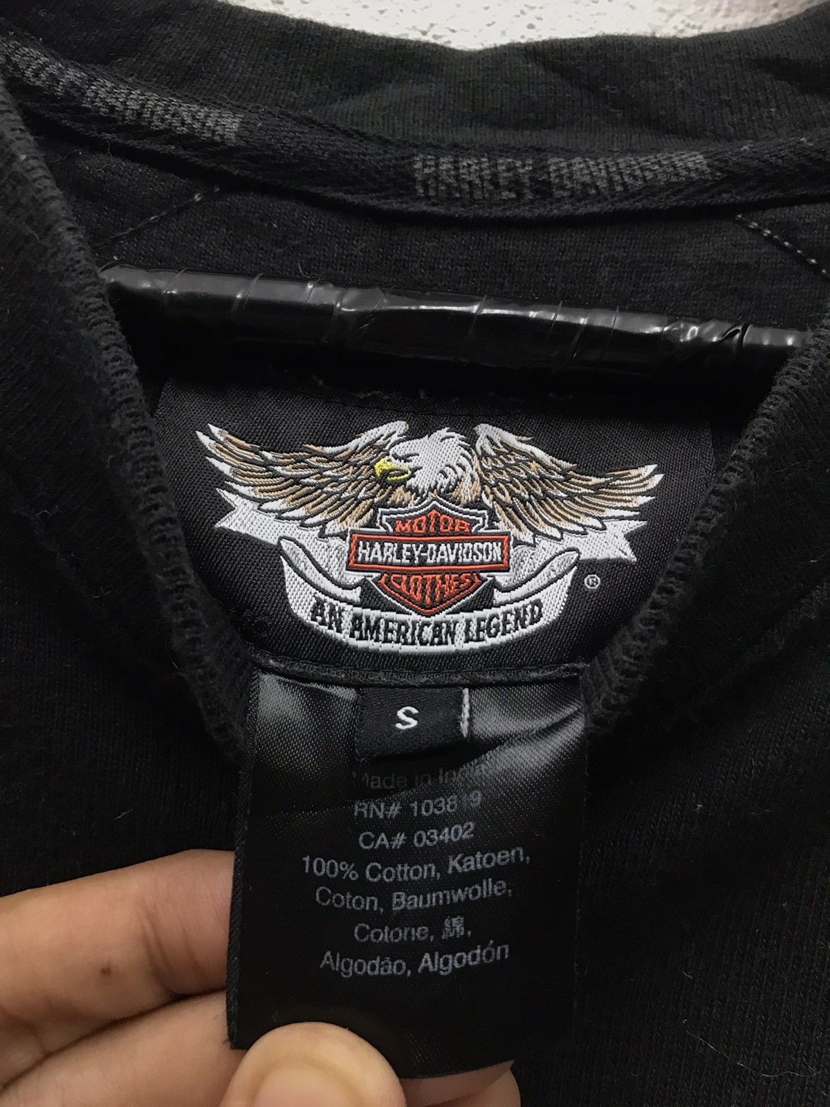 Vintage Vintage Harley Davidson Skull Motorcycle Sweatshirt Size US M / EU 48-50 / 2 - 12 Thumbnail