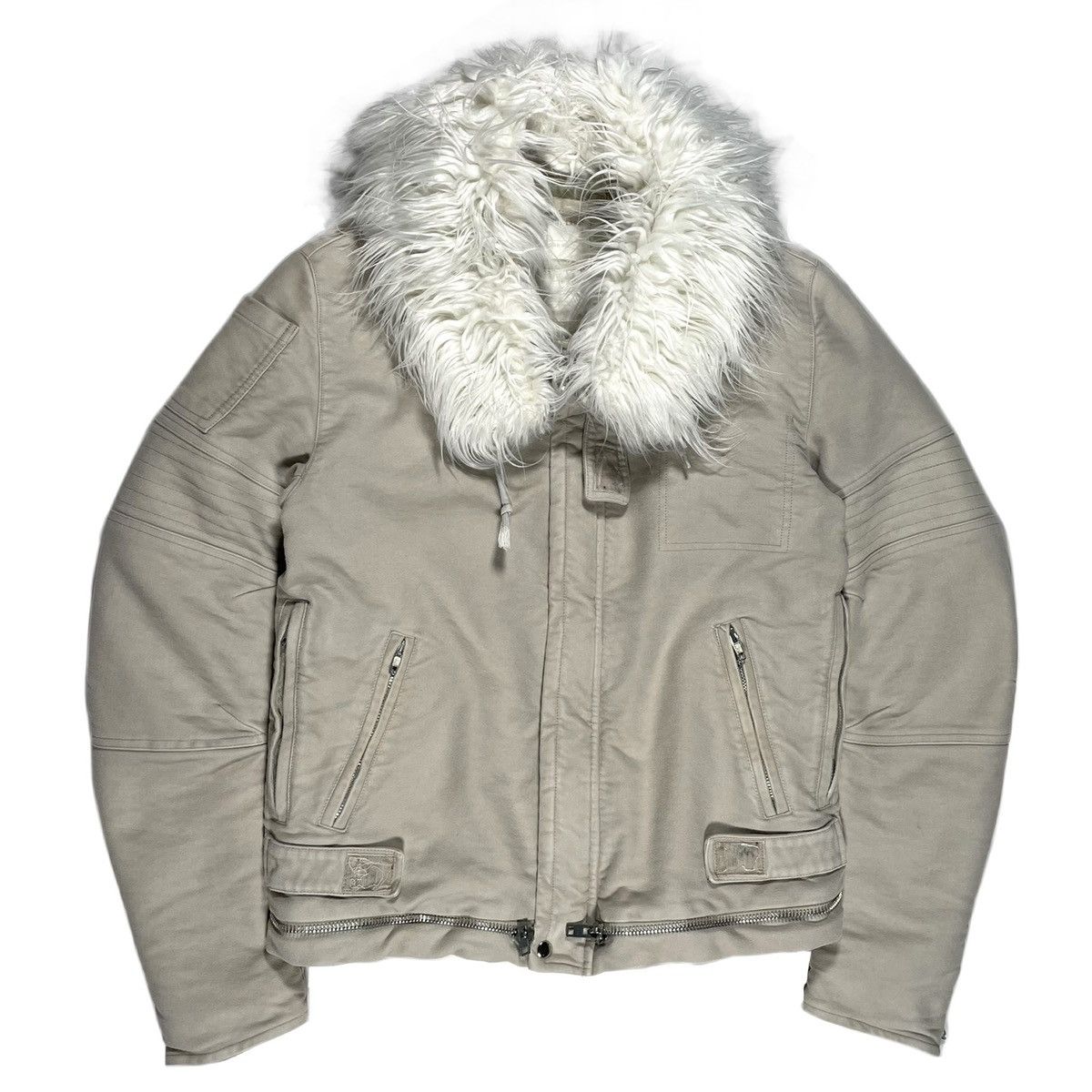 Helmut Lang AW99 MOLESKIN ASTRO BIKER JACKET RARE SIZE ARCHIVE Size US M / EU 48-50 / 2 - 9 Thumbnail