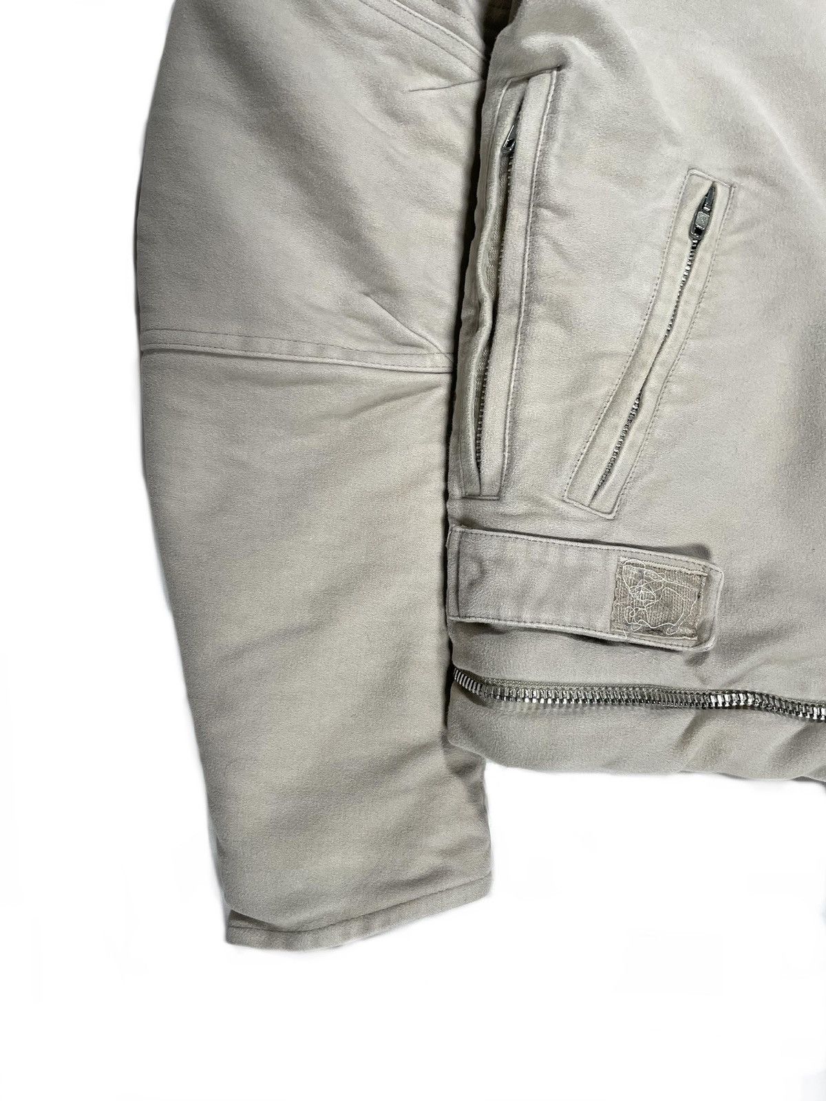 Helmut Lang AW99 MOLESKIN ASTRO BIKER JACKET RARE SIZE ARCHIVE Size US M / EU 48-50 / 2 - 12 Thumbnail