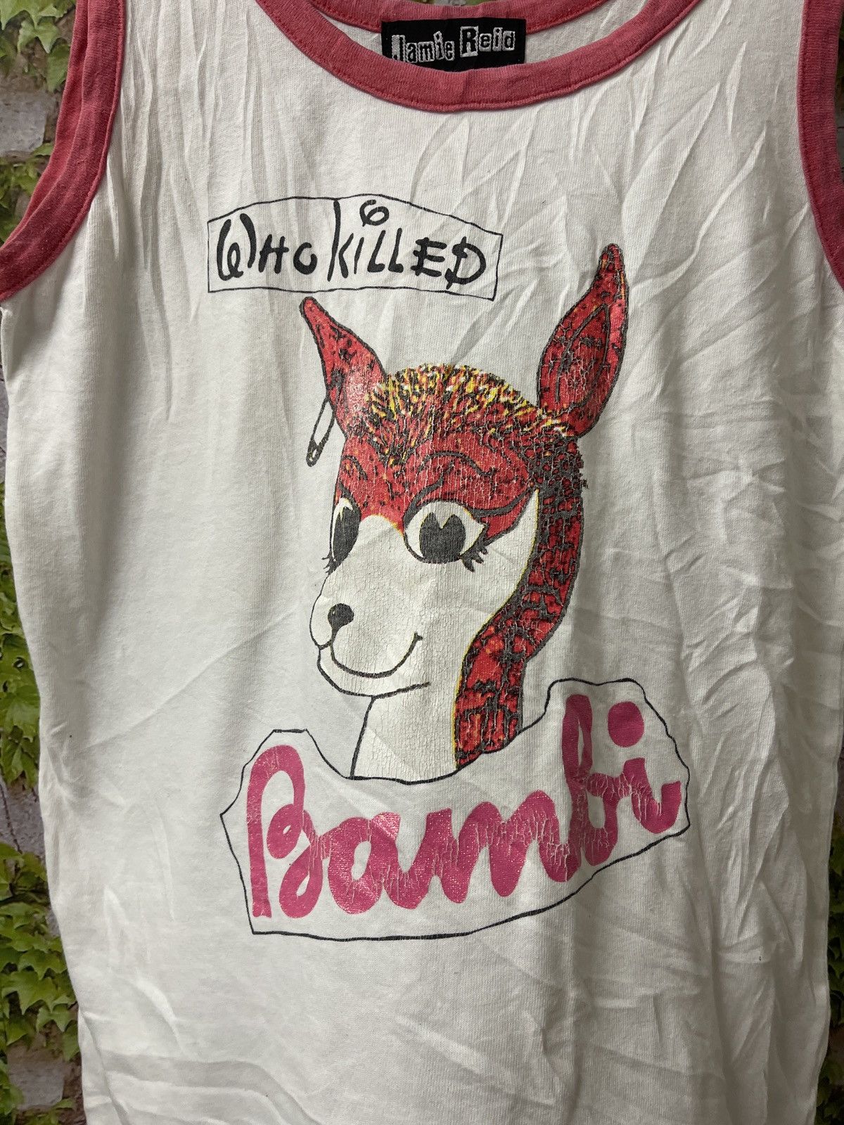 Band Tees VINTAGE PUNK JAMIE REID WHO KILLED BAMBI TEE VERY RARE Size US M / EU 48-50 / 2 - 2 Thumbnail