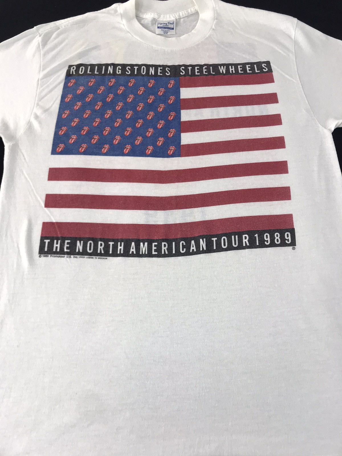 The Rolling Stones Spring Ford Tee Rolling Stones North American Tour 1989 Size US S / EU 44-46 / 1 - 5 Thumbnail