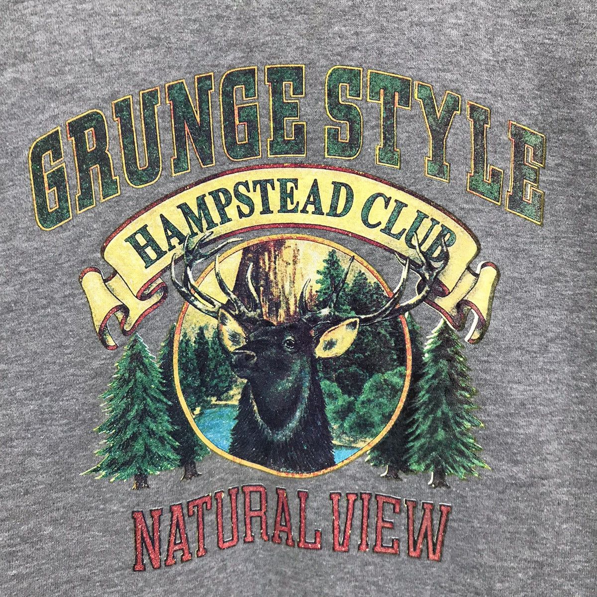 Habitat × Vintage Hampstead Sweatshirt GrungeStyle Natural View HampsteadClub Size US M / EU 48-50 / 2 - 3 Thumbnail
