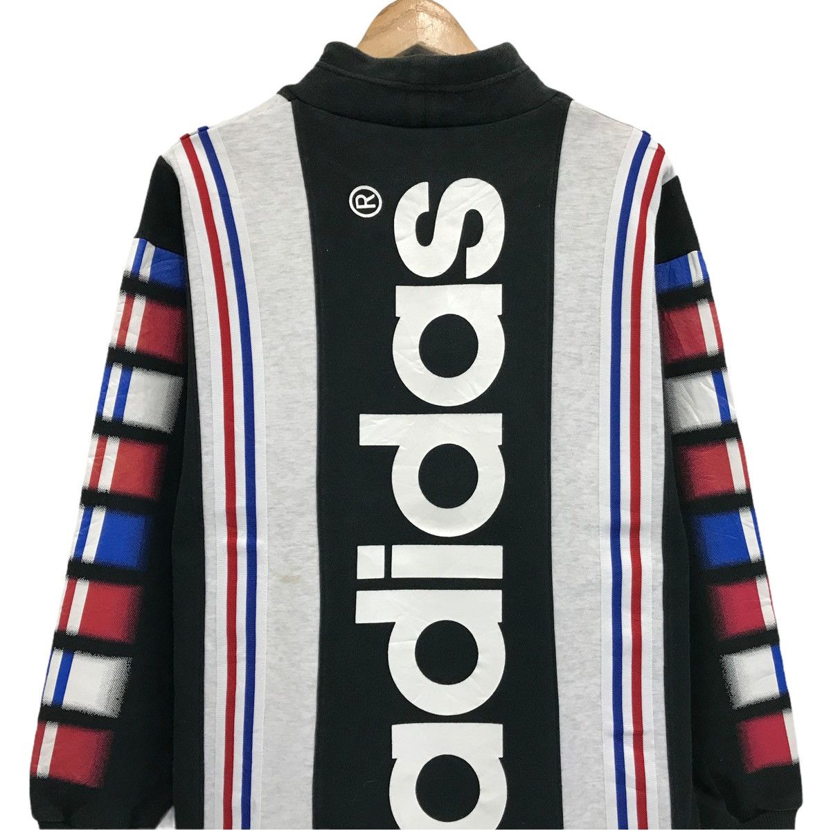Adidas × Japanese Brand × Vintage Vintage Adidas Sweatshirt Adidas Multicolour Blog Jumper Size US M / EU 48-50 / 2 - 8 Thumbnail