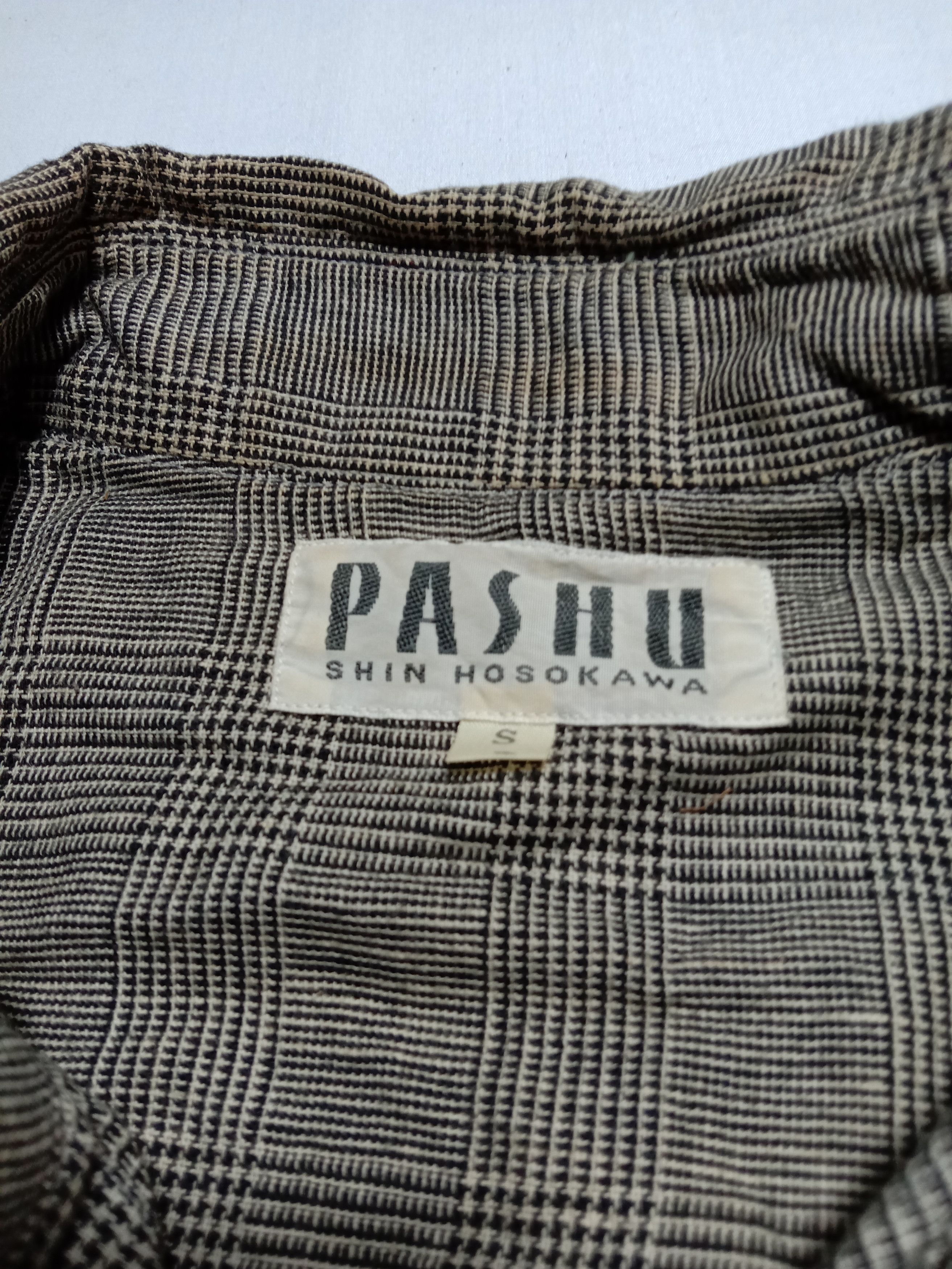Japanese Brand PASHU SHIN HOSOKAWA Designer Fits S M Size US M / EU 48-50 / 2 - 3 Thumbnail