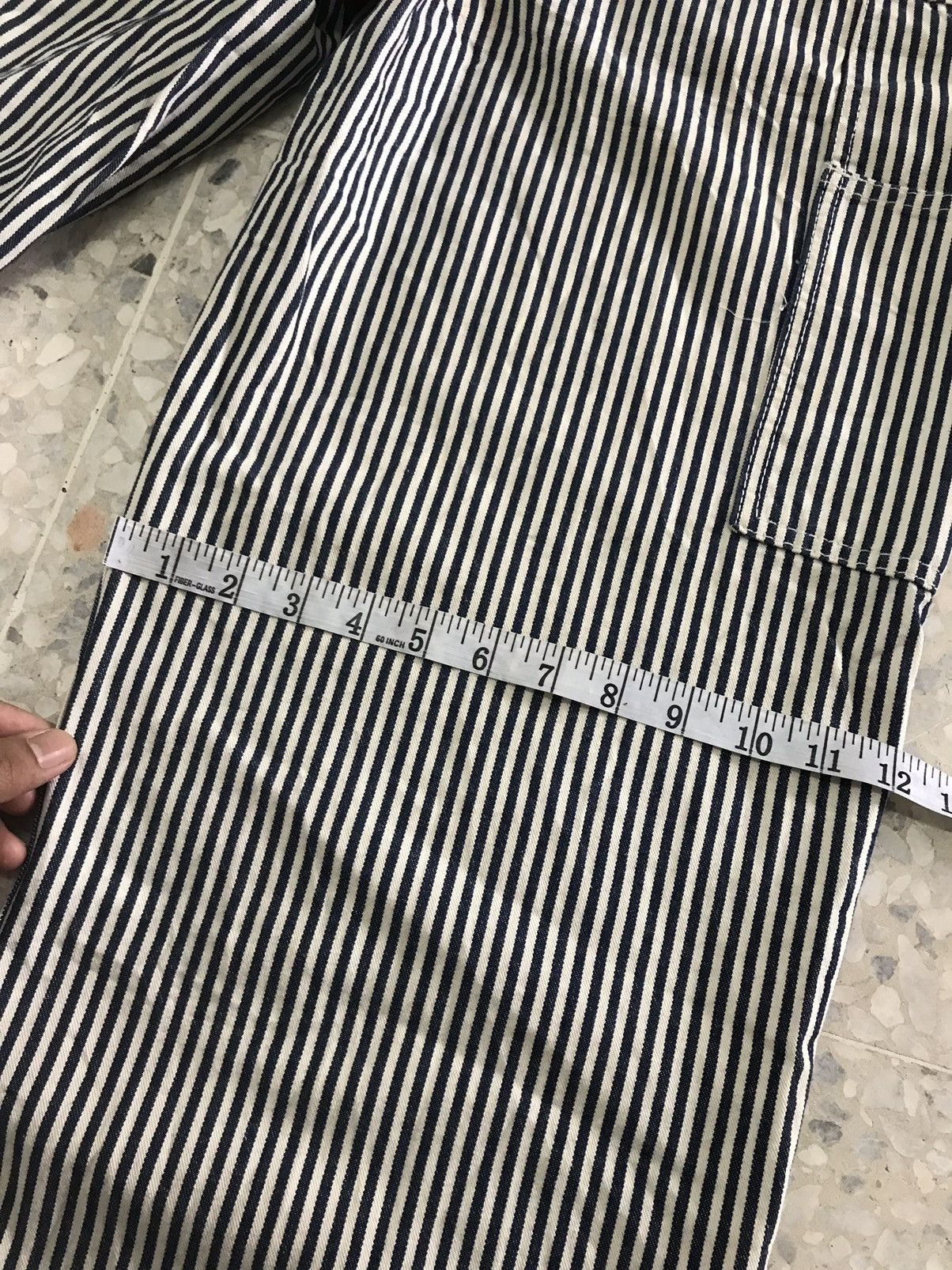 Big Mac Vintage Big Mac Square Bak Hickory Stripe Conductor Jumpsuit Size US XL / EU 56 / 4 - 18 Thumbnail