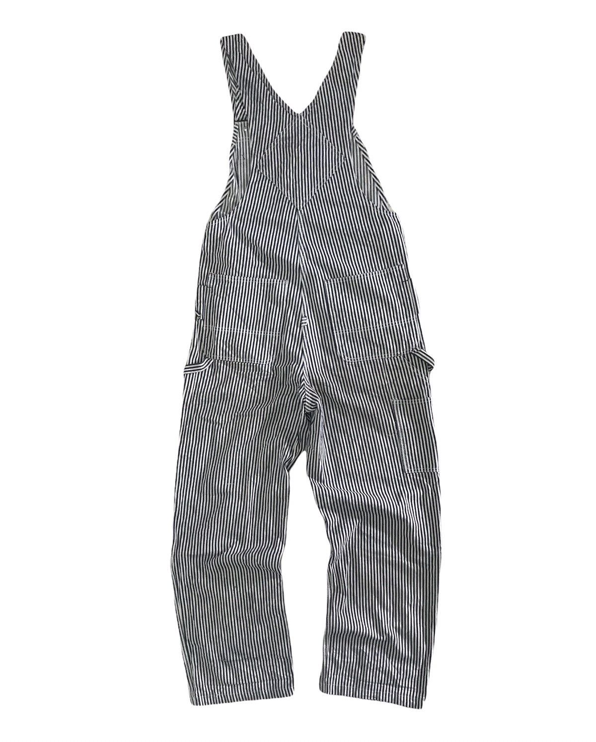 Big Mac Vintage Big Mac Square Bak Hickory Stripe Conductor Jumpsuit Size US XL / EU 56 / 4 - 2 Thumbnail