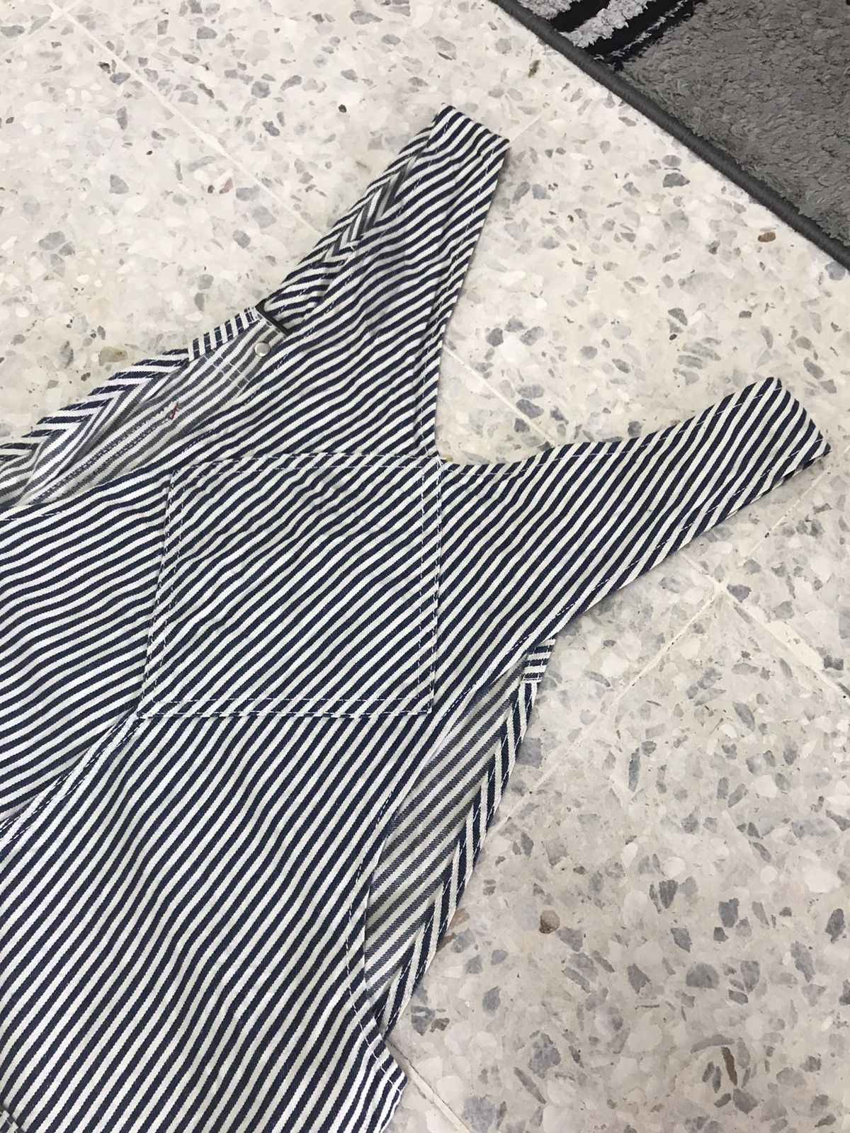 Big Mac Vintage Big Mac Square Bak Hickory Stripe Conductor Jumpsuit Size US XL / EU 56 / 4 - 13 Thumbnail