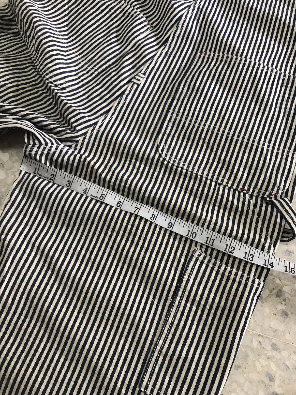 Big Mac Vintage Big Mac Square Bak Hickory Stripe Conductor Jumpsuit Size US XL / EU 56 / 4 - 19 Thumbnail