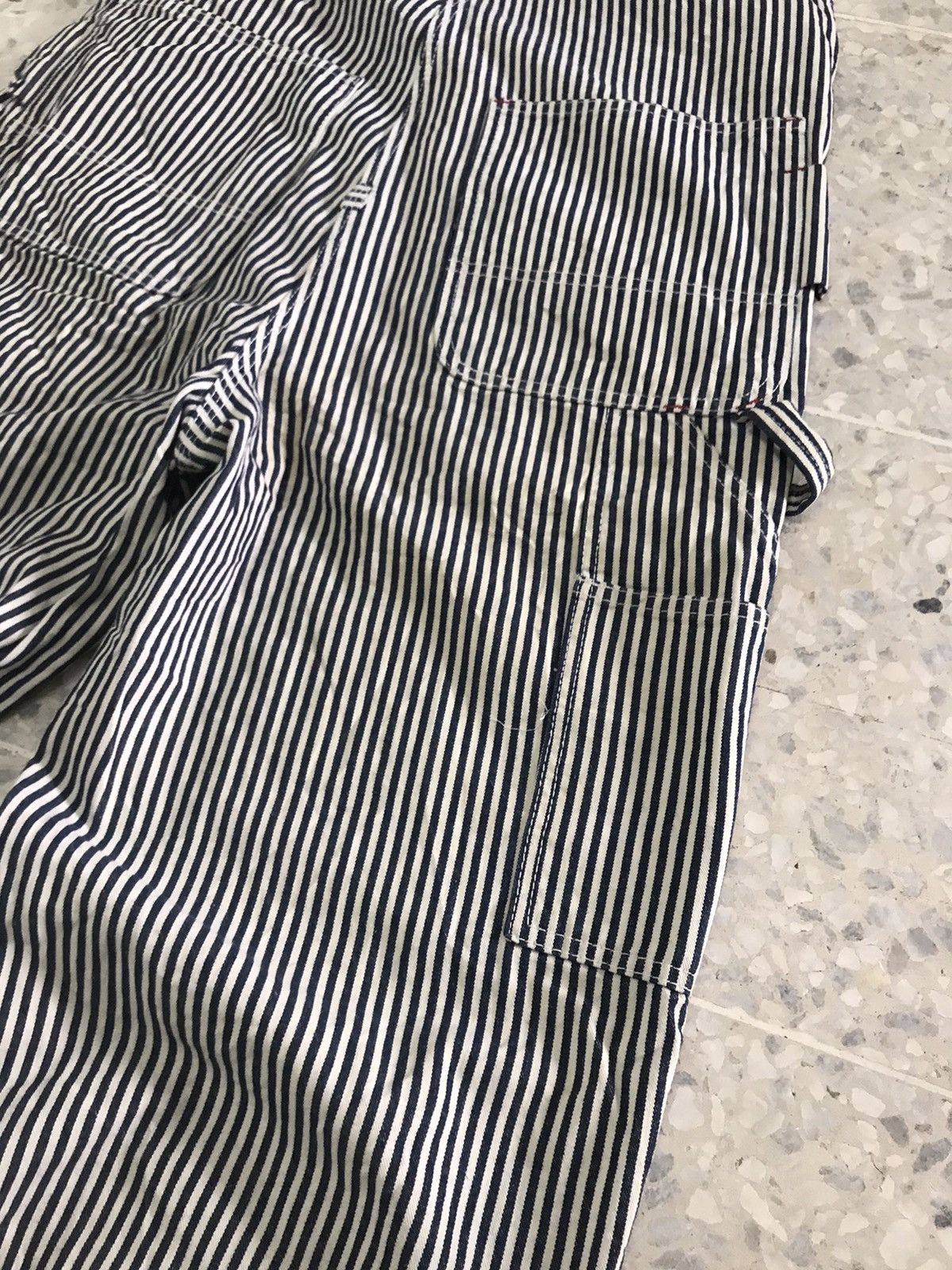 Big Mac Vintage Big Mac Square Bak Hickory Stripe Conductor Jumpsuit Size US XL / EU 56 / 4 - 15 Thumbnail