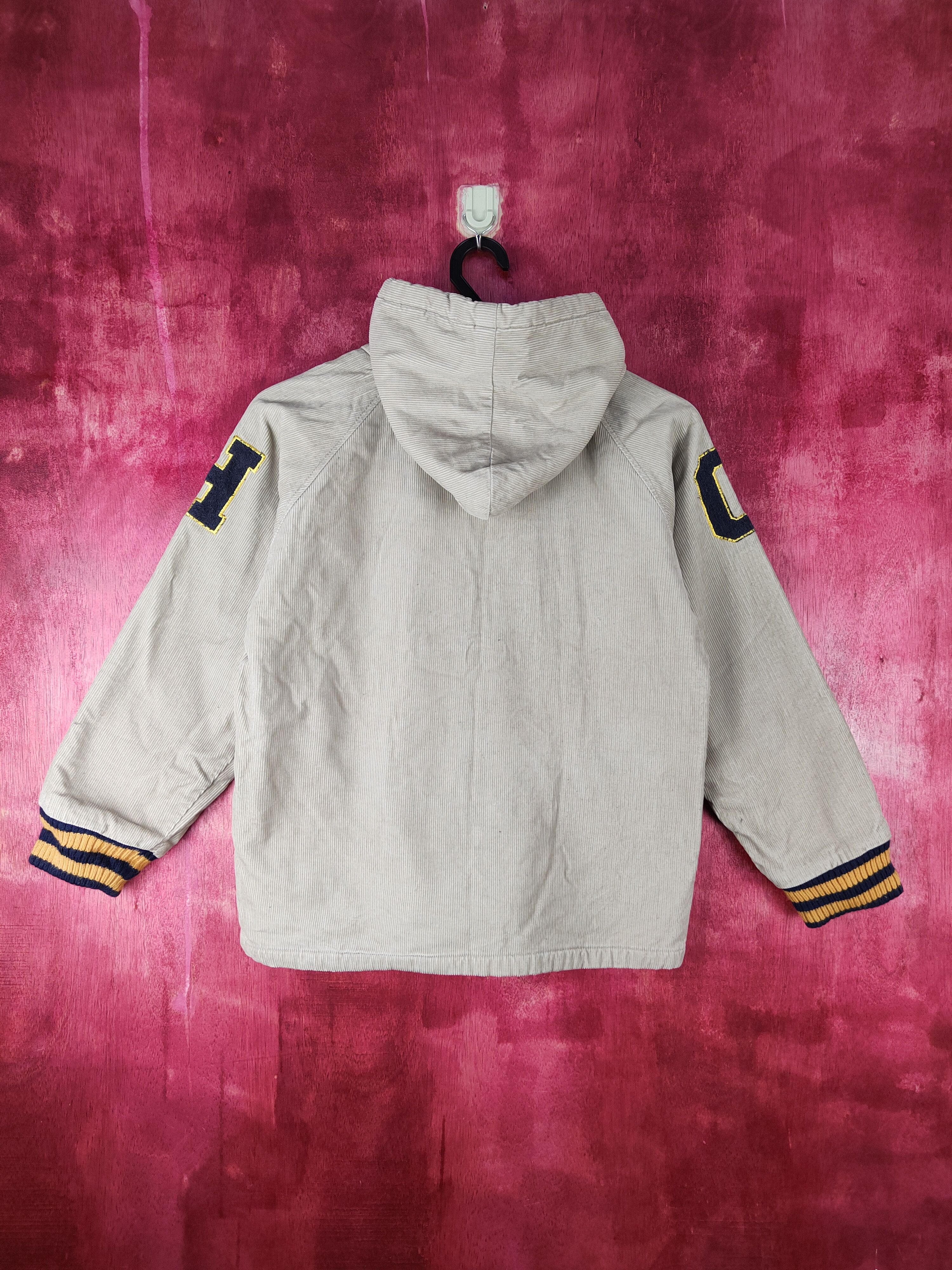 Japanese Brand DL Jeans Story Brown Hoodie Sweater varsity jacket #S596 Size S / US 4 / IT 40 - 11 Thumbnail