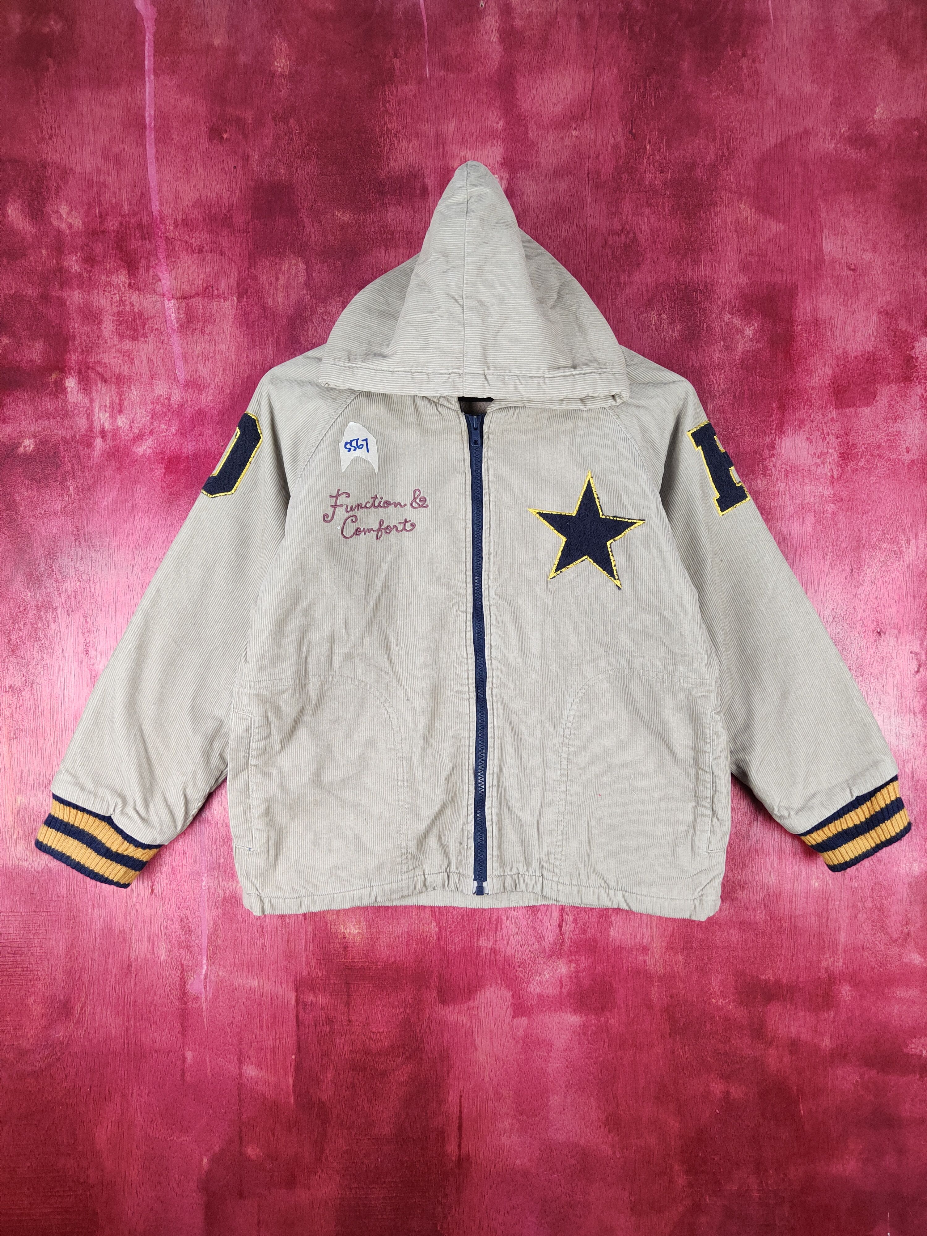 Japanese Brand DL Jeans Story Brown Hoodie Sweater varsity jacket #S596 Size S / US 4 / IT 40 - 1 Thumbnail