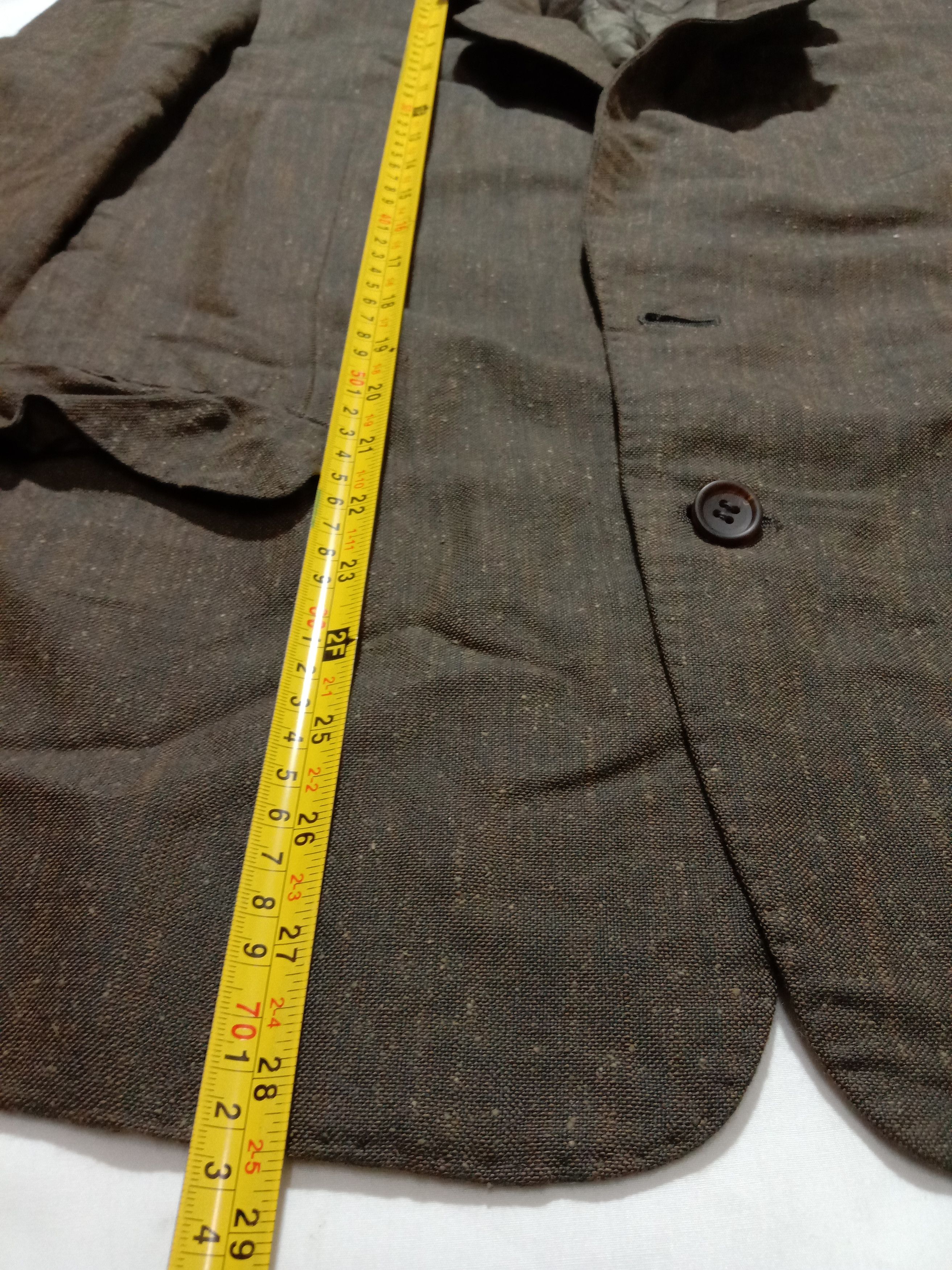 Japanese Brand Vintage Kansai Man Blazer By Yutaka Nishimura Size 40R - 6 Thumbnail