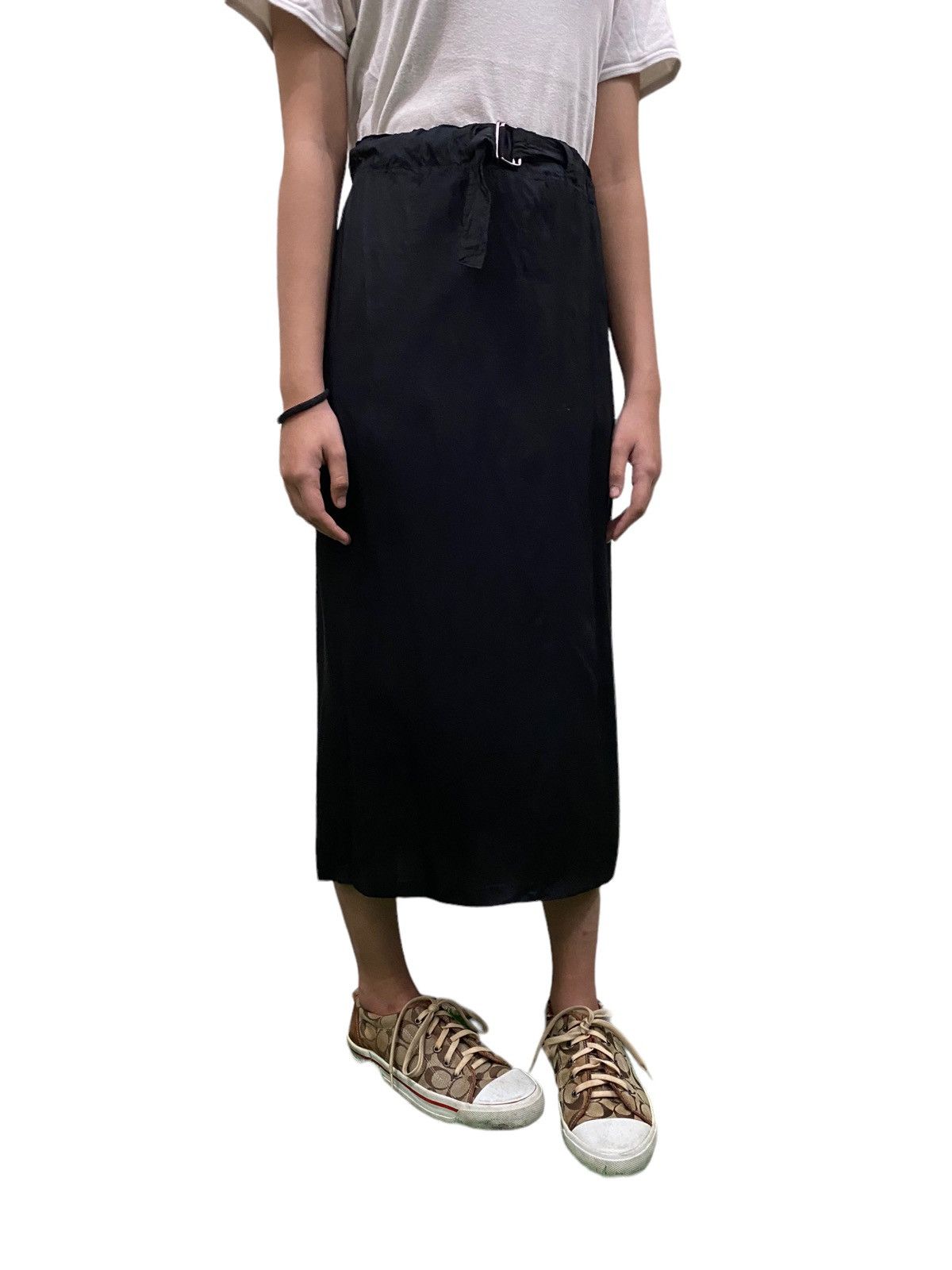 Yohji Yamamoto Yohji Yamamoto Linen Skirt Size 30" / US 8 / IT 44 - 1 Thumbnail