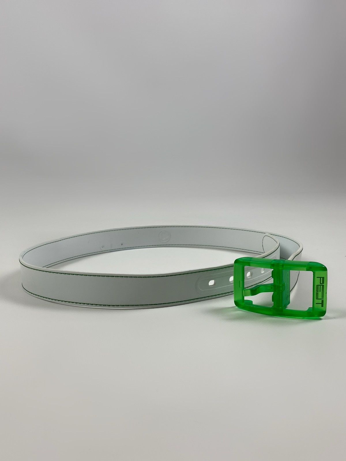 Other Pelt White Airport Friendly Adjustable Bucket Rubber Me Belt Size ONE SIZE - 3 Thumbnail