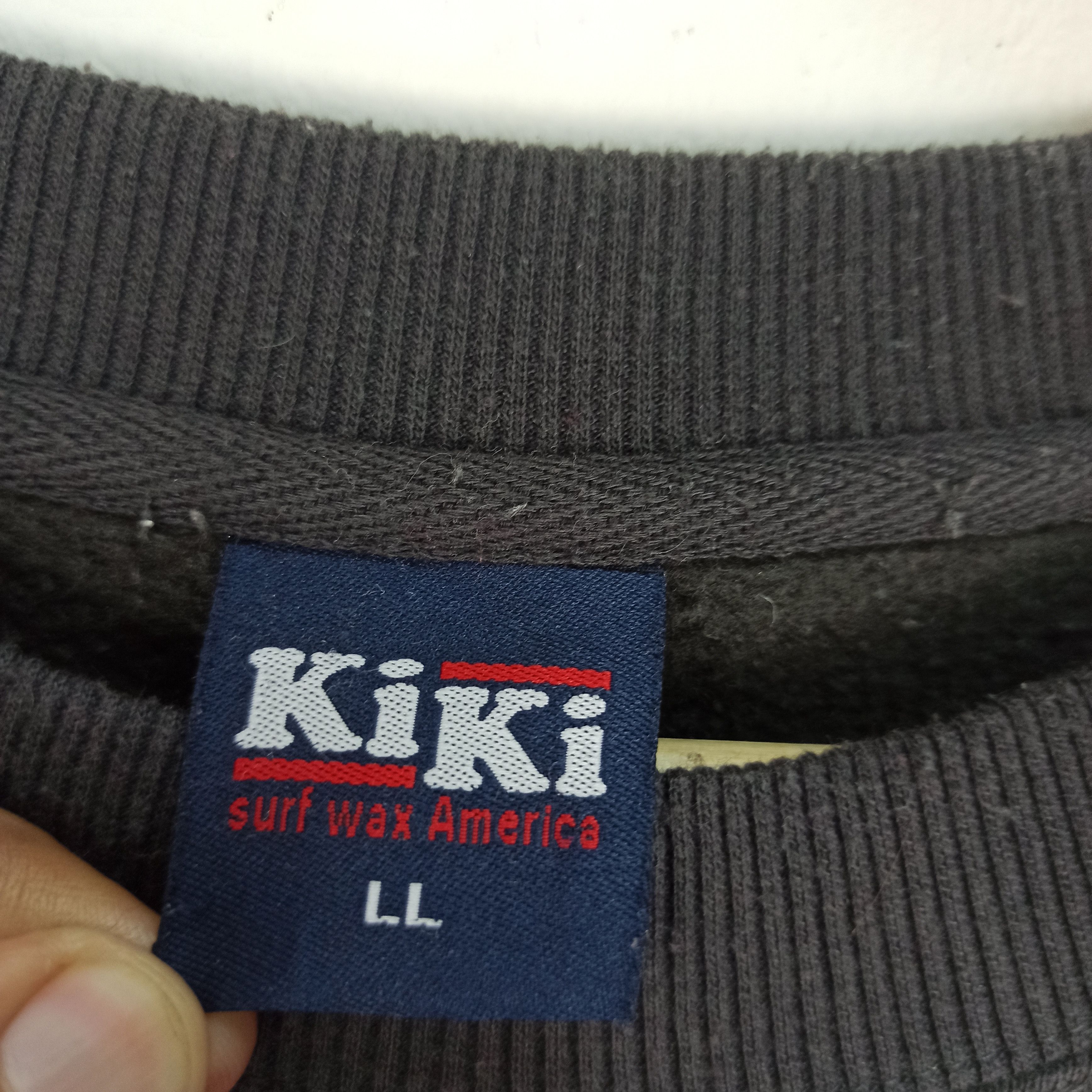 Japanese Brand Vtg Kiki Surf Wax America Sweatshirt Crewneck Size US XL / EU 56 / 4 - 8 Thumbnail
