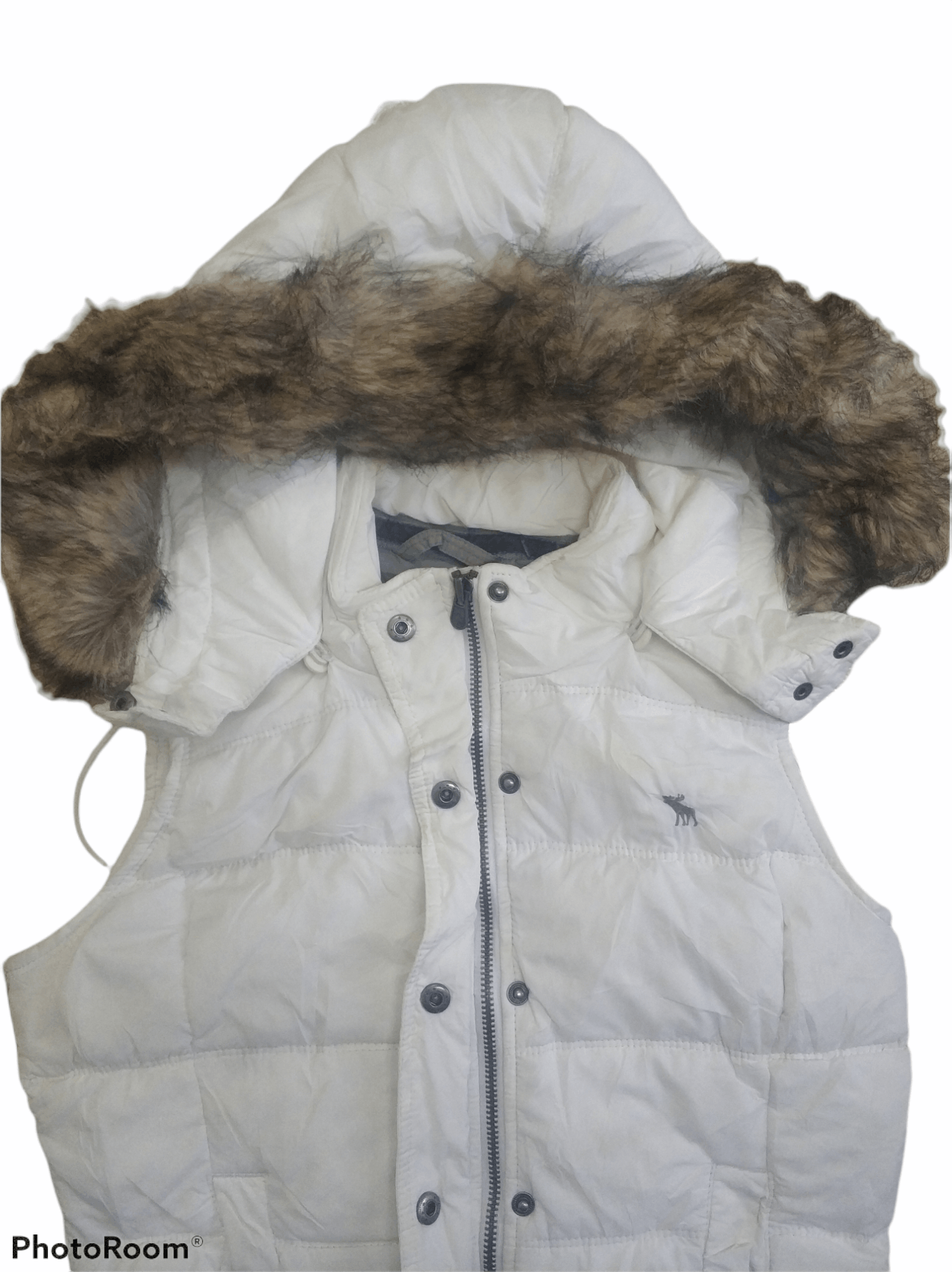 Abercrombie & Fitch 🔥Abercrombie Vest Fishtail Puffer Jacket Size US XS / EU 42 / 0 - 5 Thumbnail