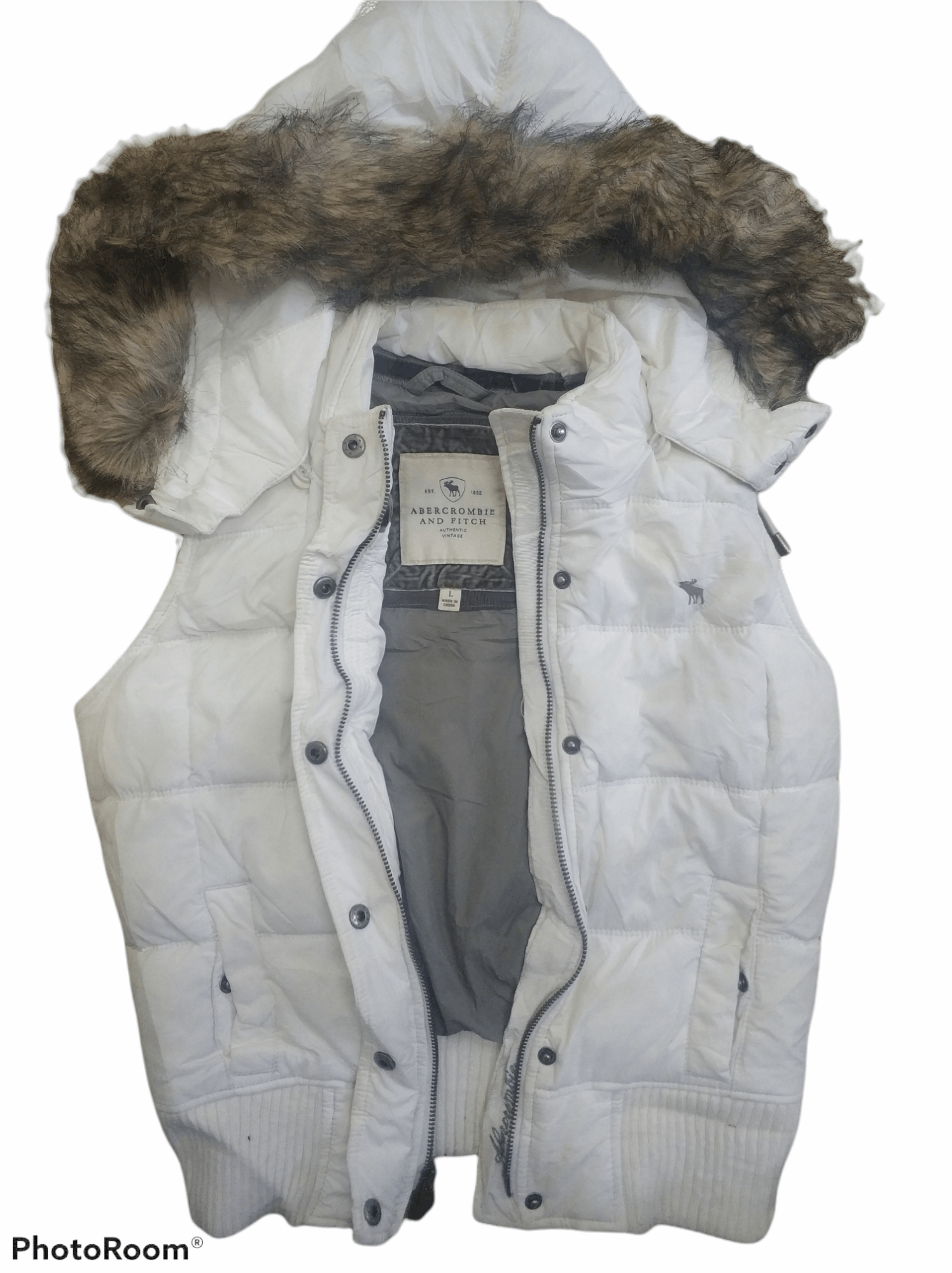 Abercrombie & Fitch 🔥Abercrombie Vest Fishtail Puffer Jacket Size US XS / EU 42 / 0 - 1 Thumbnail