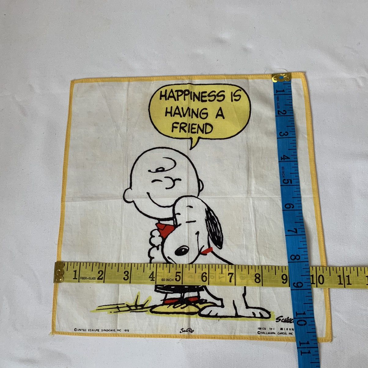 Cartoon Network × Peanuts × Vintage Peanuts Snoopy and Friends Handkerchief Neckerchief Size ONE SIZE - 5 Thumbnail