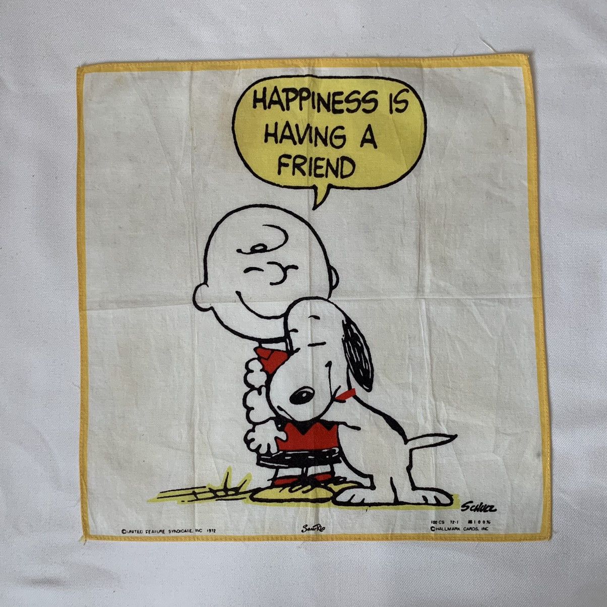 Cartoon Network × Peanuts × Vintage Peanuts Snoopy and Friends Handkerchief Neckerchief Size ONE SIZE - 1 Thumbnail