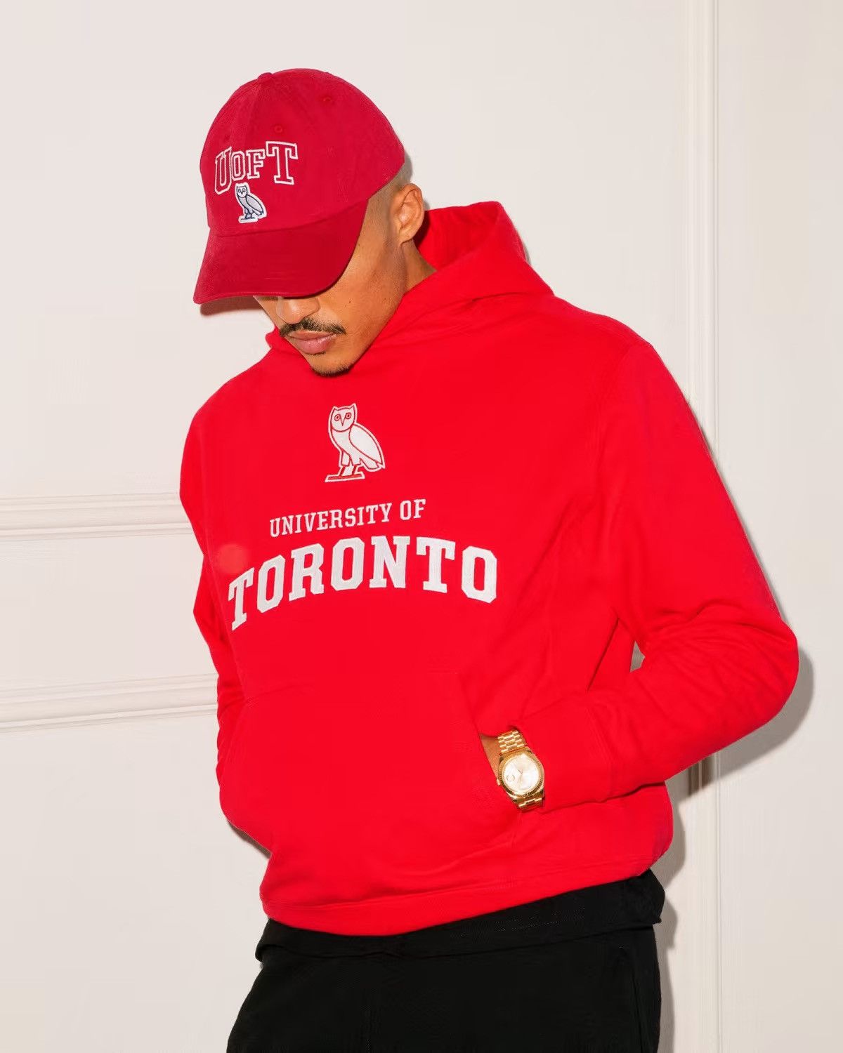 Hypebeast *RARE* OVO x University of Toronto (U of T) Hoodie Red Size US XL / EU 56 / 4 - 6 Thumbnail