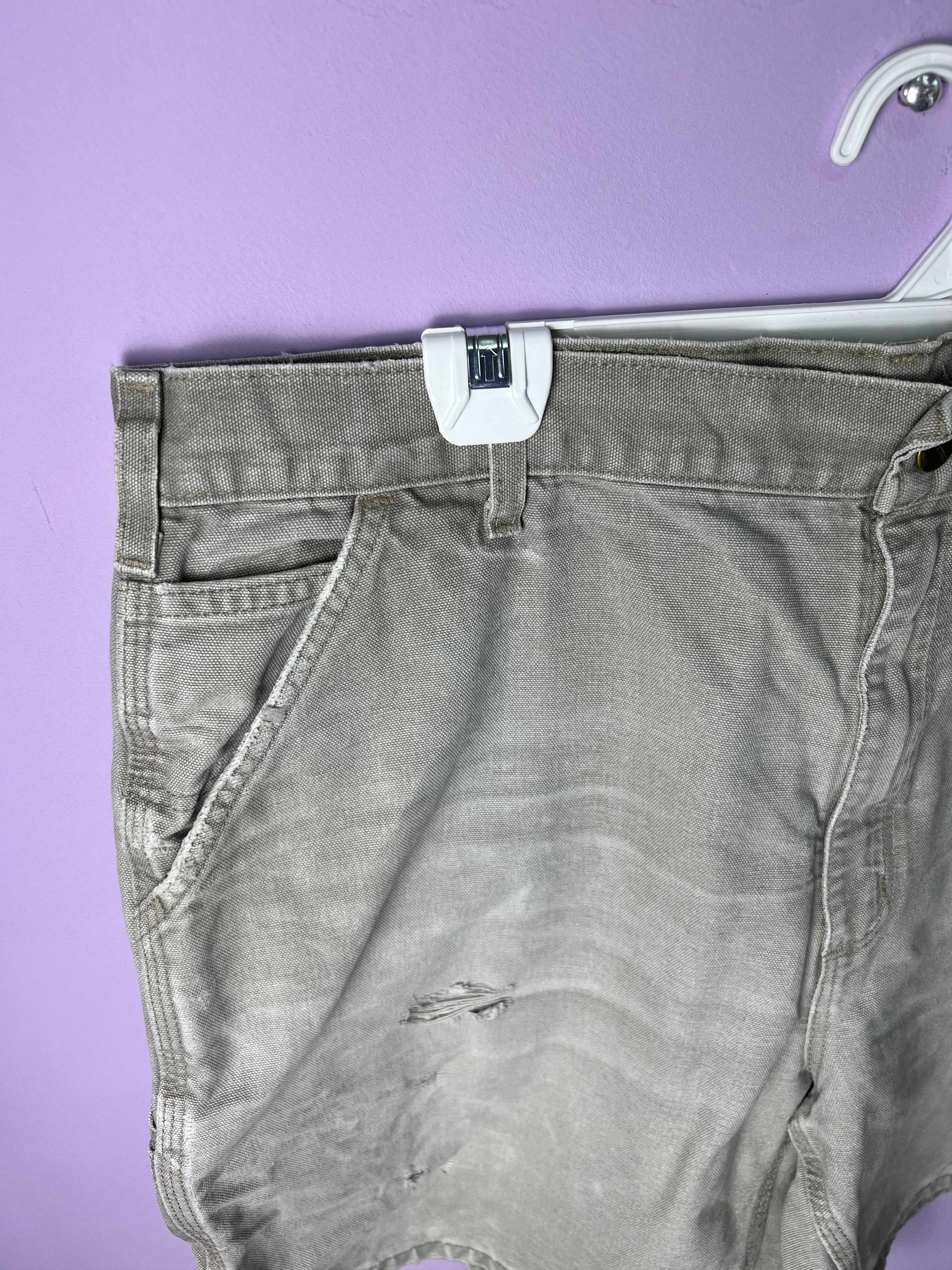 Carhartt 🔥Rare Distressed Vintage Carhartt Short Pants Size US 39 - 5 Thumbnail